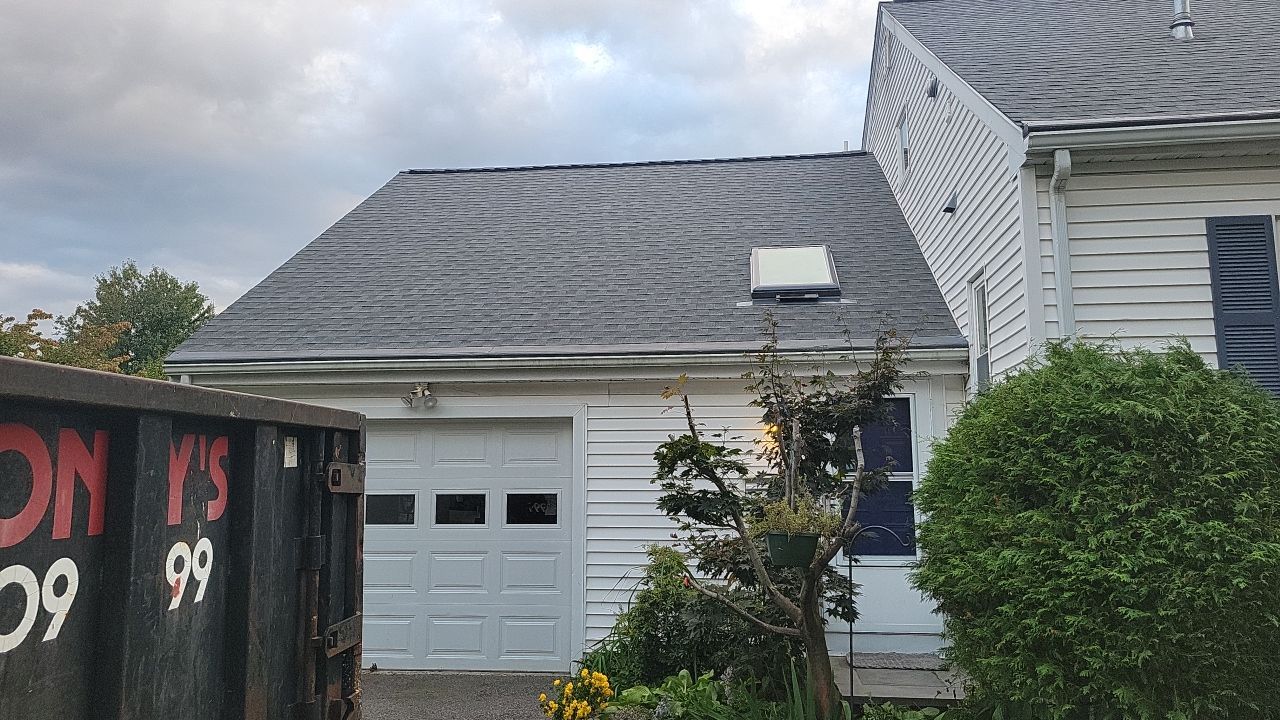 New Skylights and Roof in Belmont, MA by Master Roof Inc