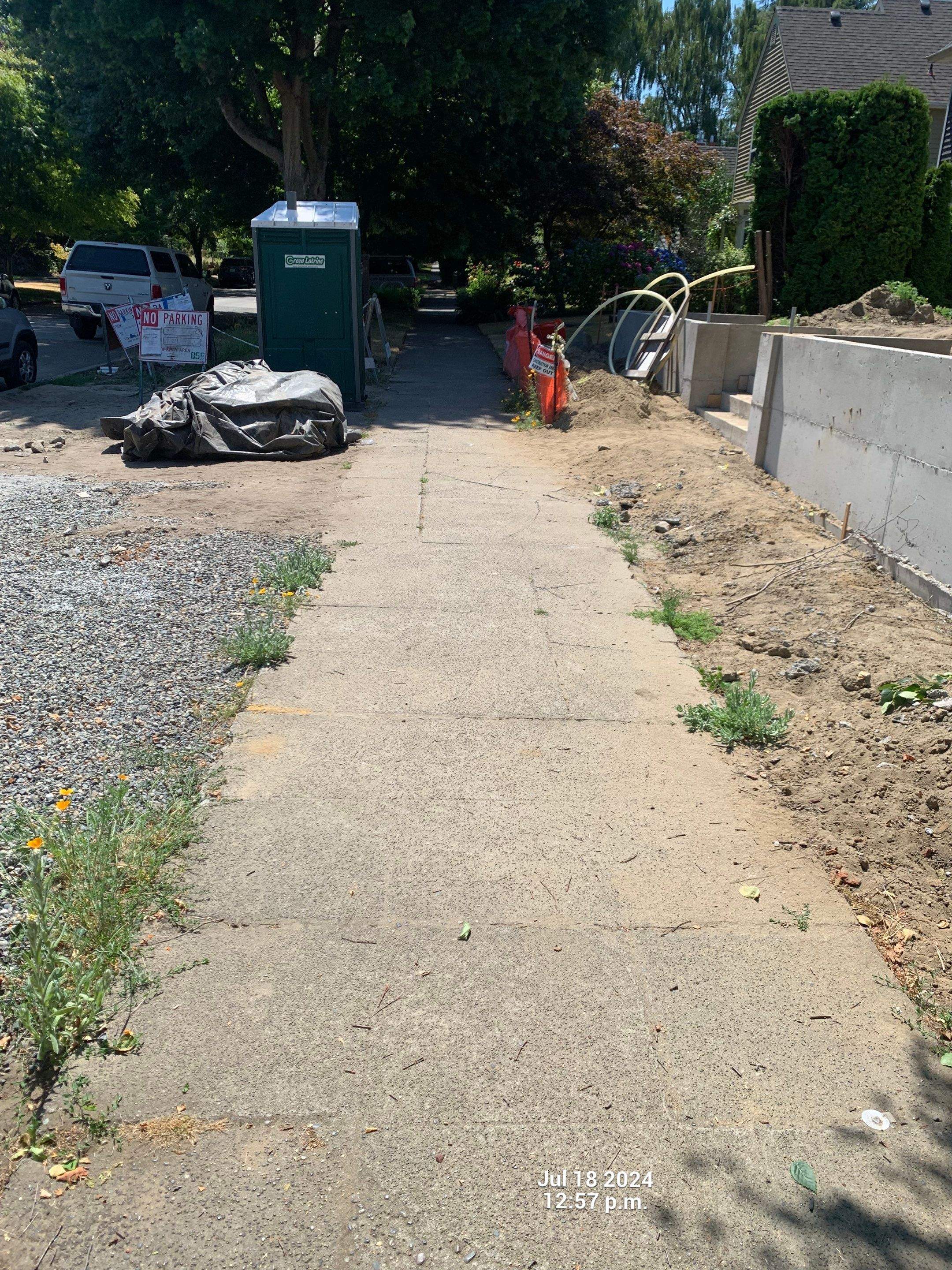 David | Concrete Sidewalk by Jireh Asphalt & Concrete Inc 