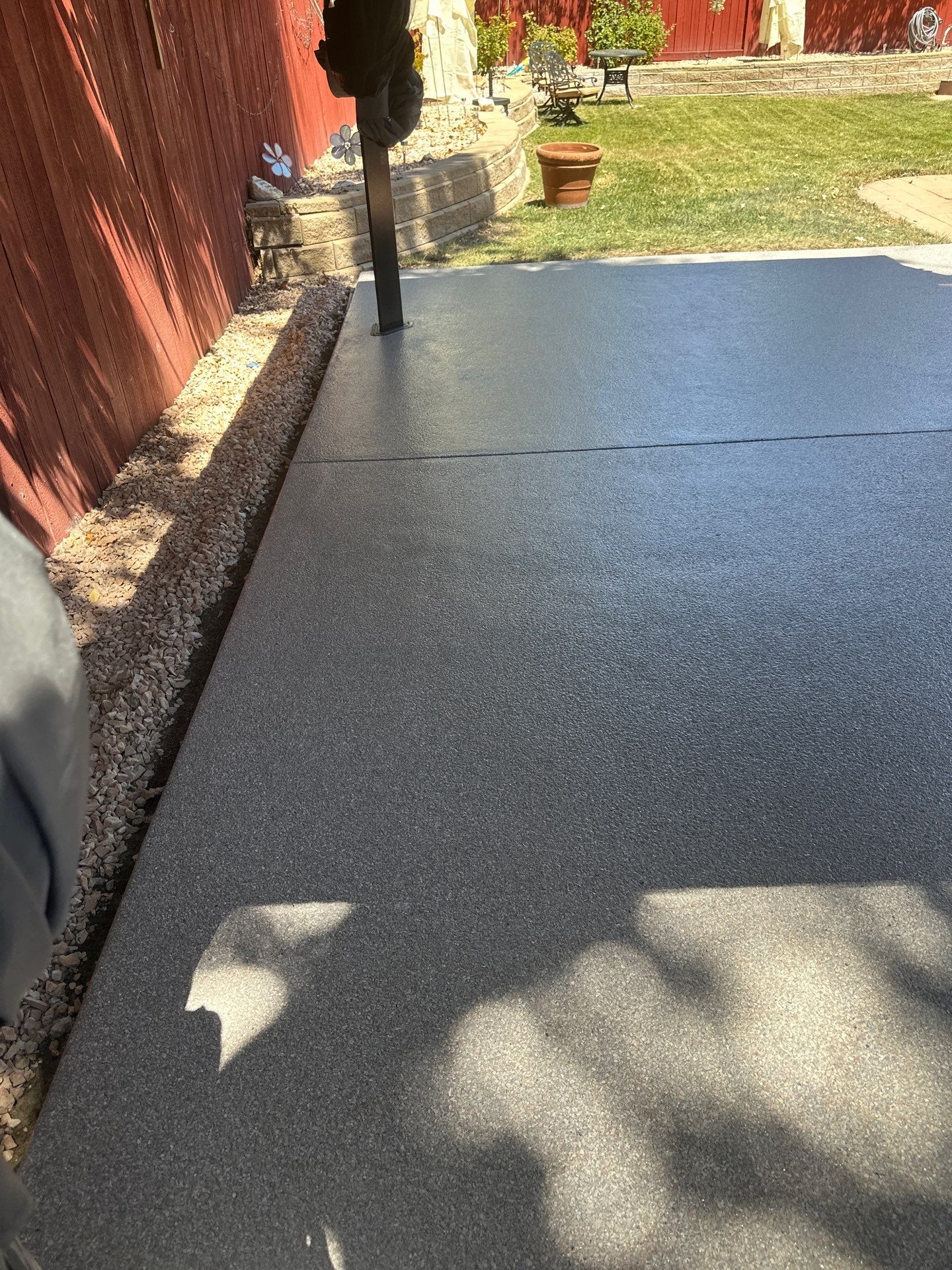 Custom Pumice Decorative Chip Porch Coating in Templeton by MGP Coatings