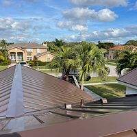 24ga 1" Nail-Strip Mansard Brown by Total Roofing System The Metal Roof Experts