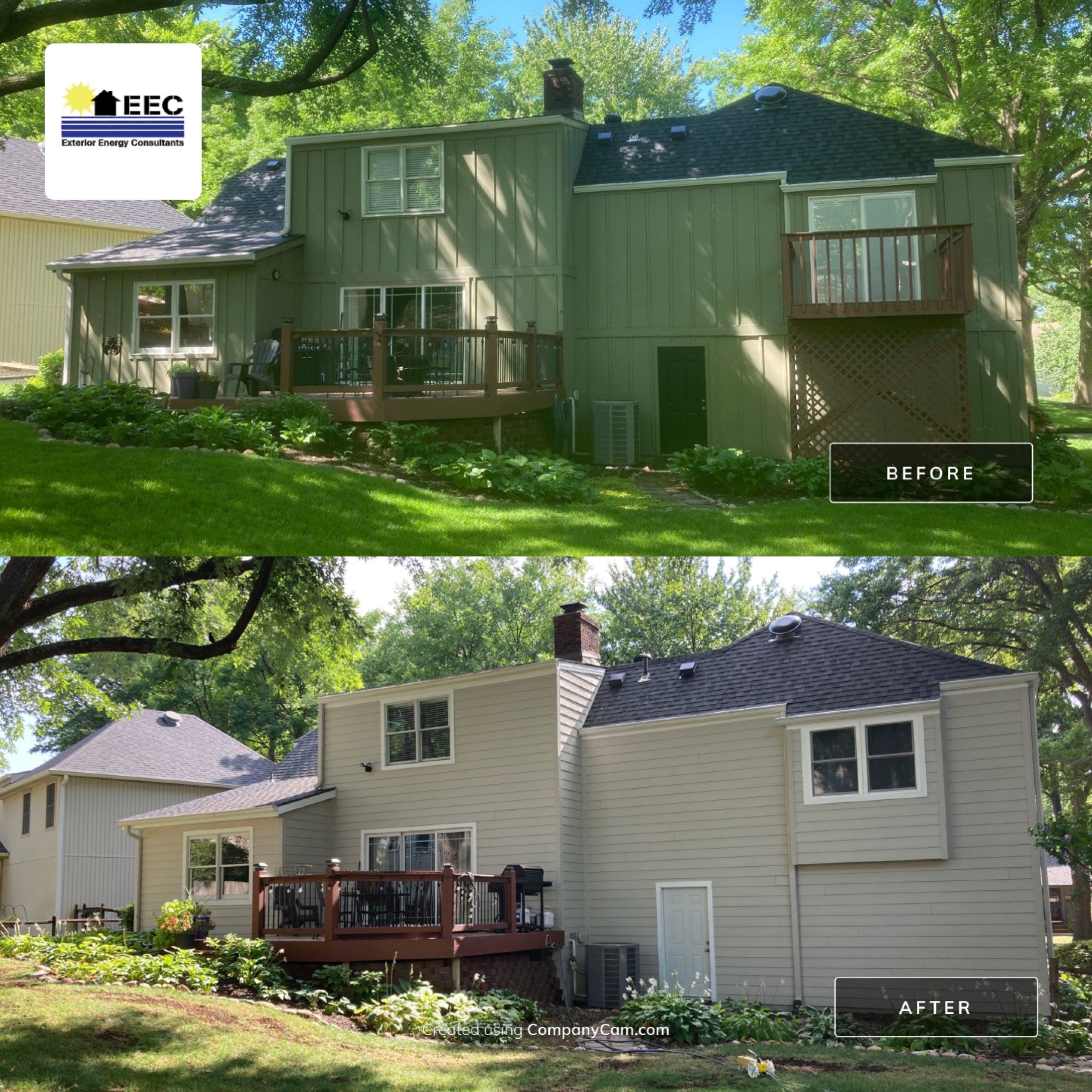 Siding Installation using James Hardie by EEC  Windows, Siding & Roofing 