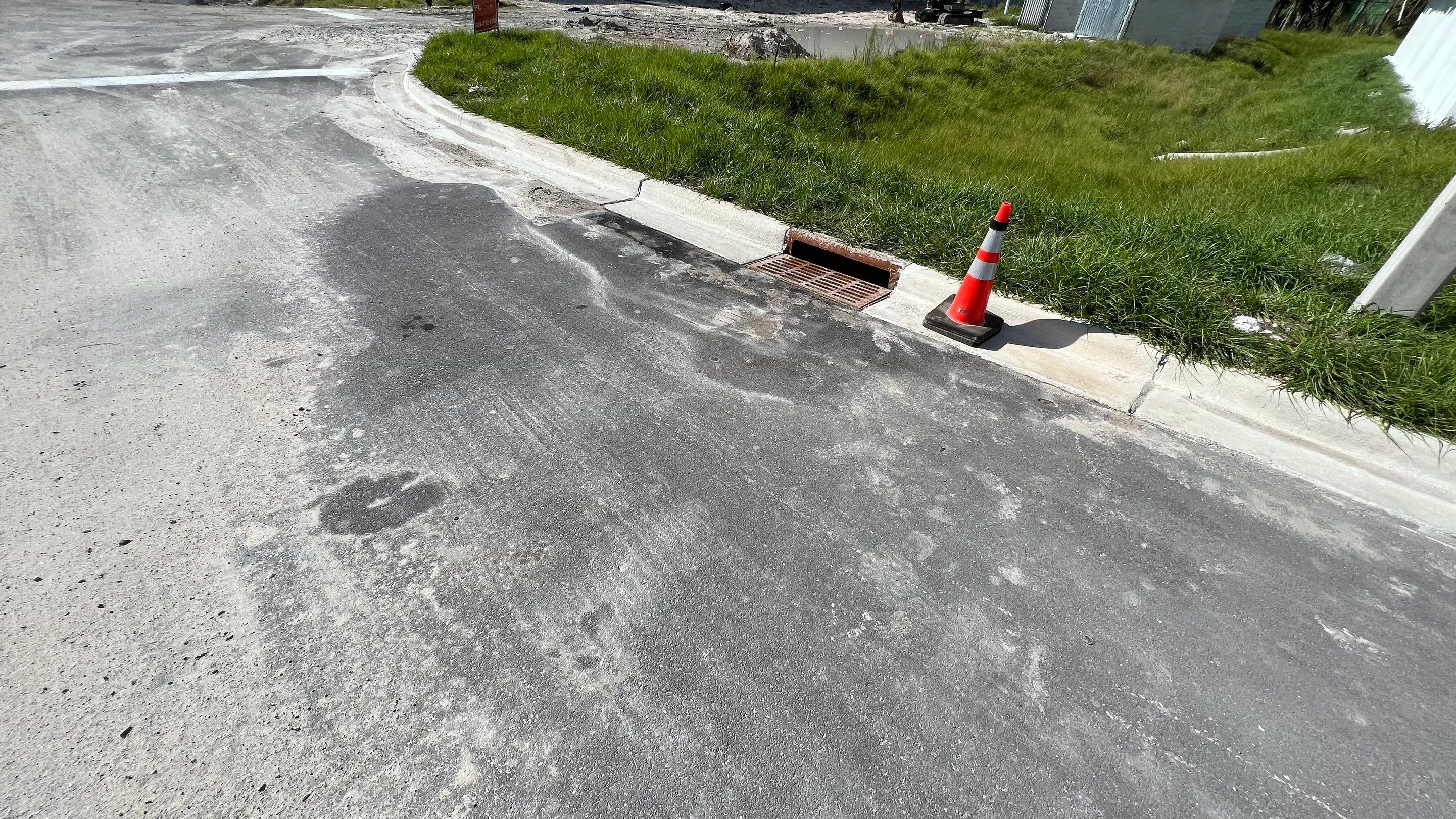 New Construction Storm Drain System Cleaning by APS Power & Water