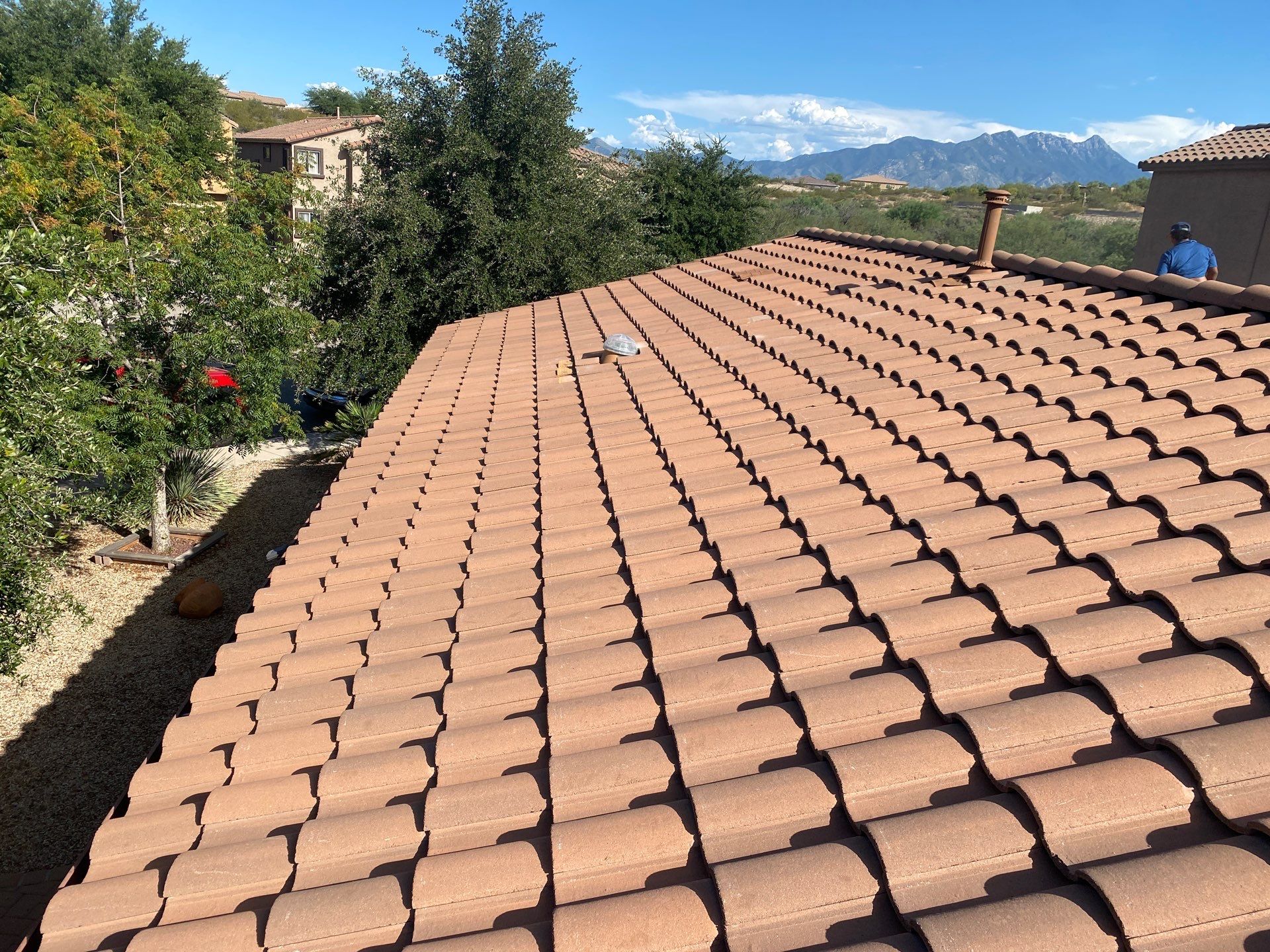 Terracota Concrete Tile by Reimagine Roofing