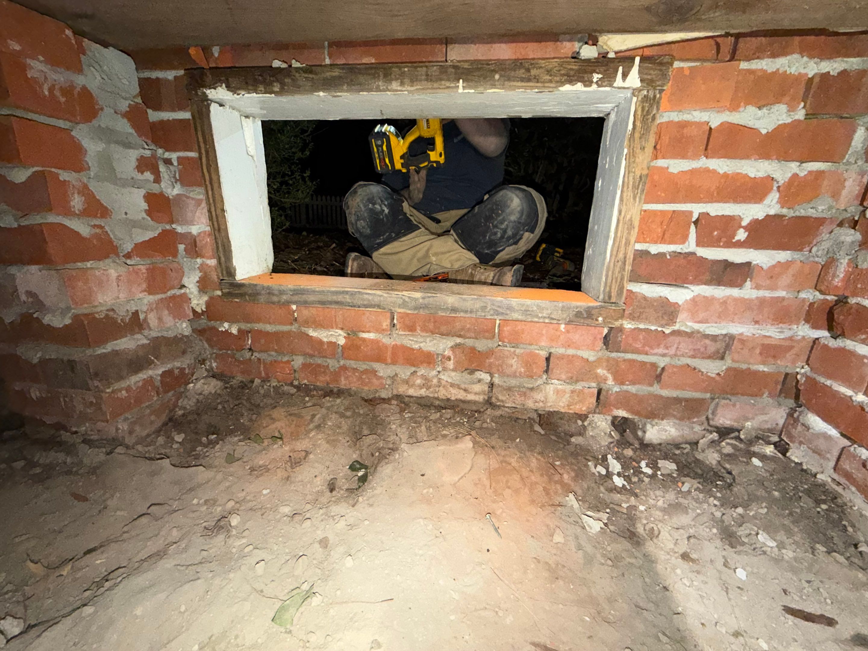 Project in Portsmouth by Patriot Crawl Space Repairs