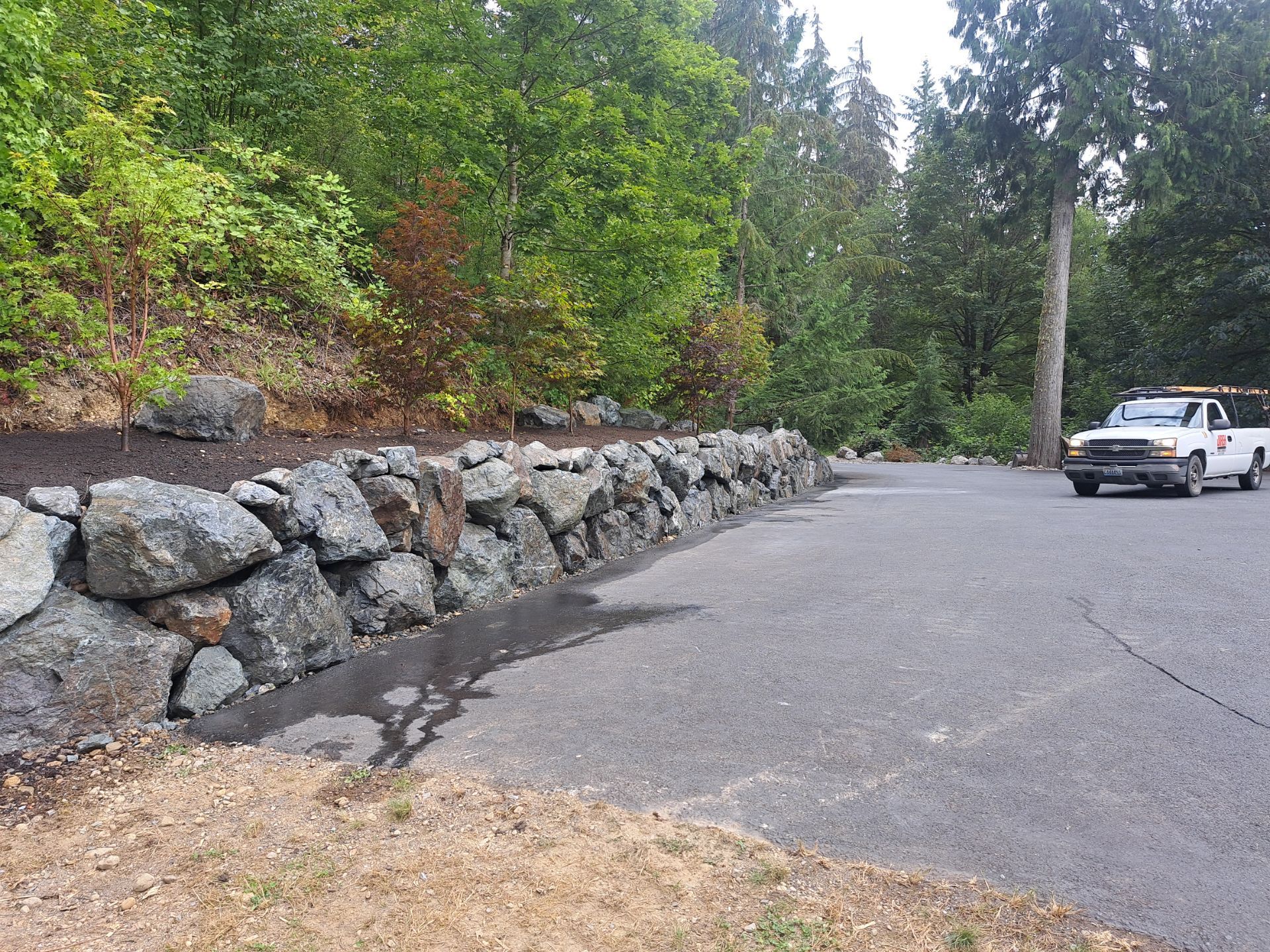 Jim | Rockery Wall, Landscaping, Road Repair & Sealcoating by Jireh Asphalt & Concrete Inc 