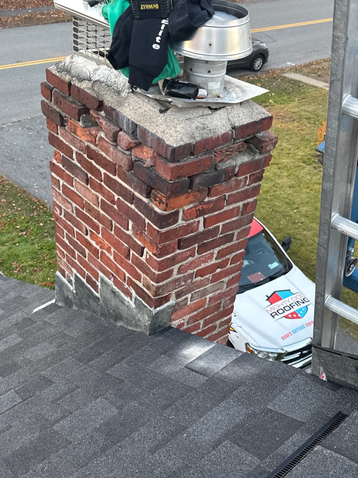 Full Roofing, Chimney, and Gutter Renovation | Woburn, MA by Mighty Dog Roofing of Greater Middlesex County