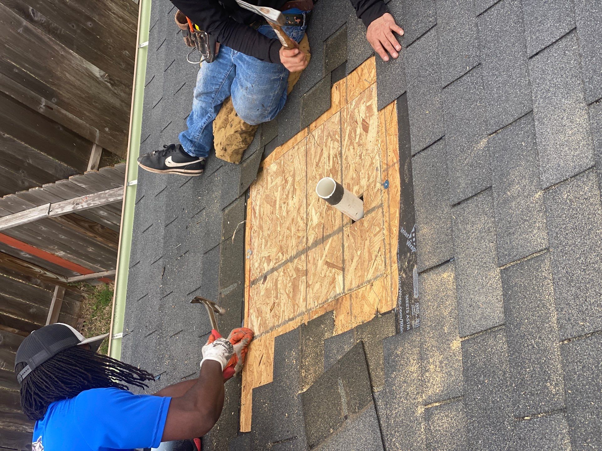 Residential Roofing Repair using Owen's Corning Duration (Lifetime) Shingles by Roof Repair Company