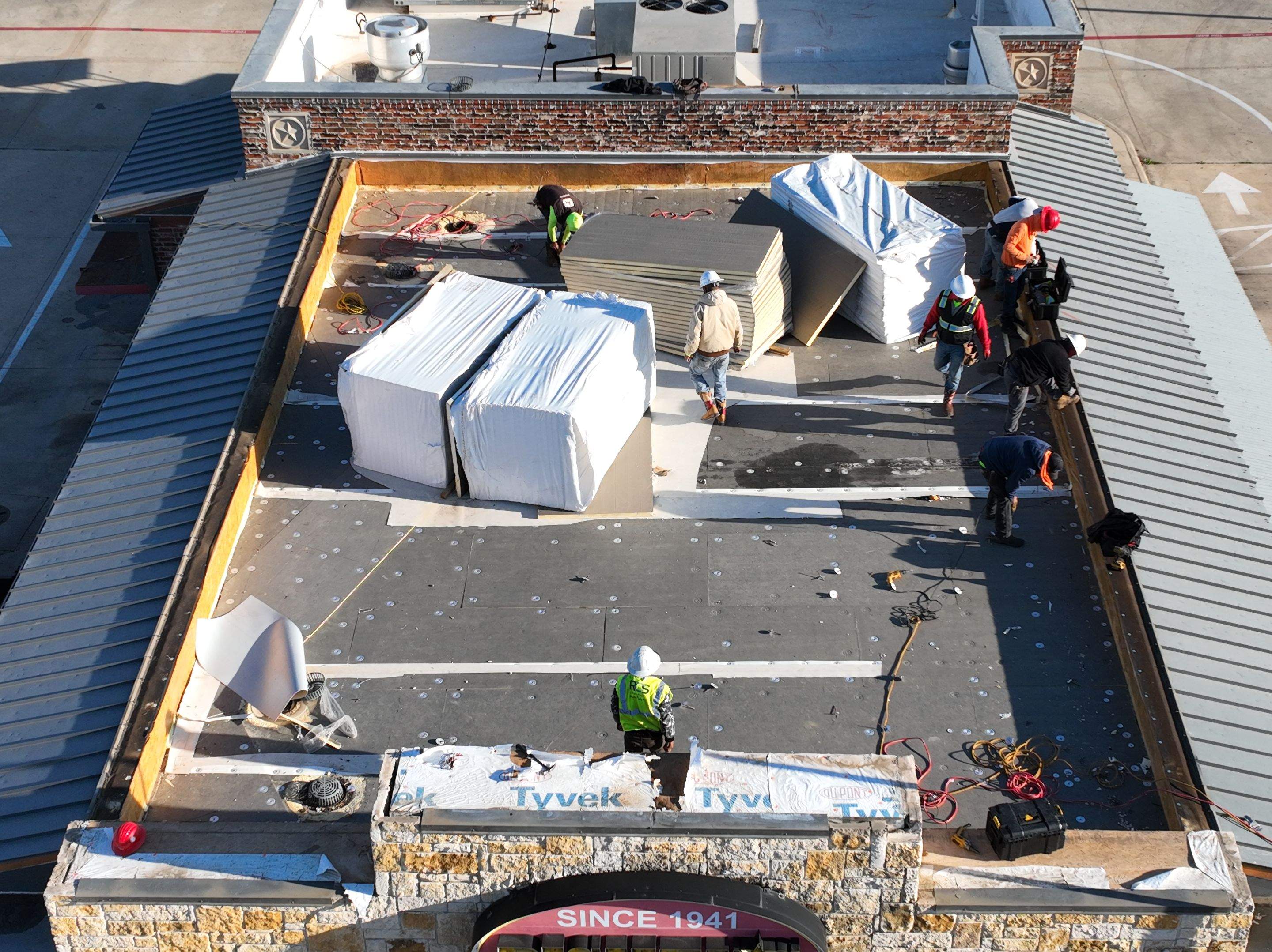 TPO Commercial Roofing Installation by 3:16 Roofing and Construction