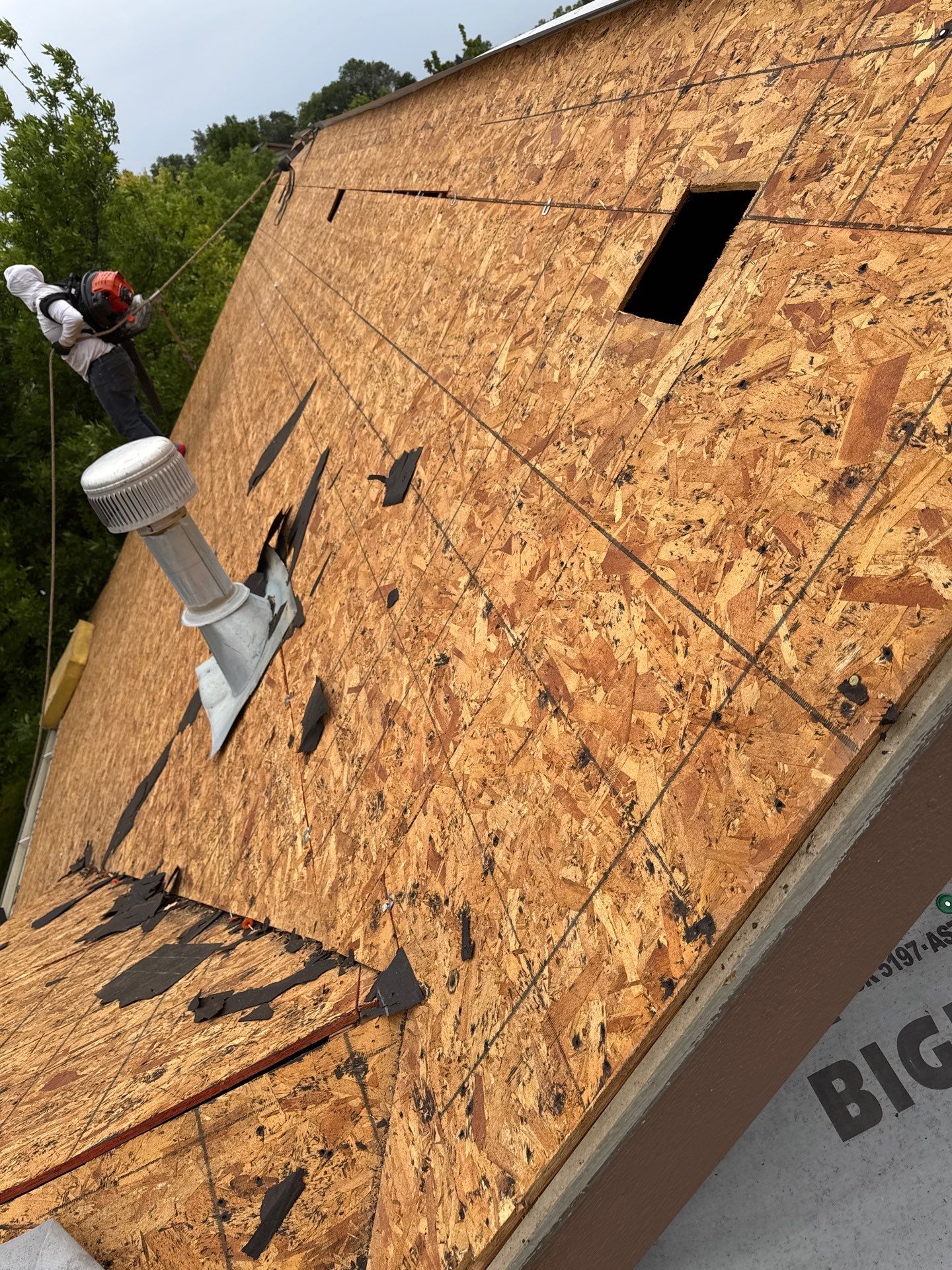 Residential Roof Replacement Featuring Charcoal Grey Architectural Shingles by Olive Roofing
