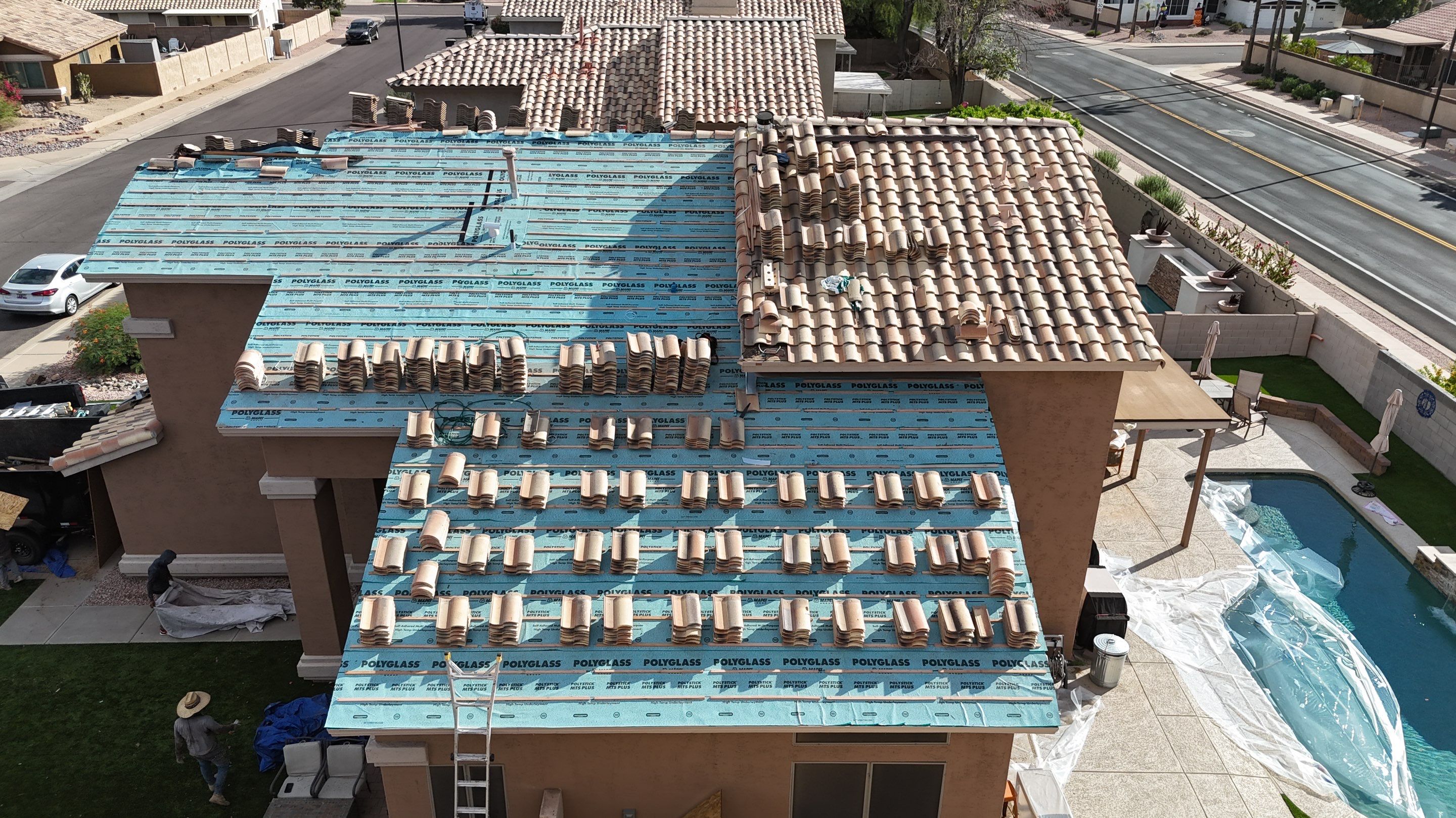 Project in Mesa, AZ by Saint Roofing