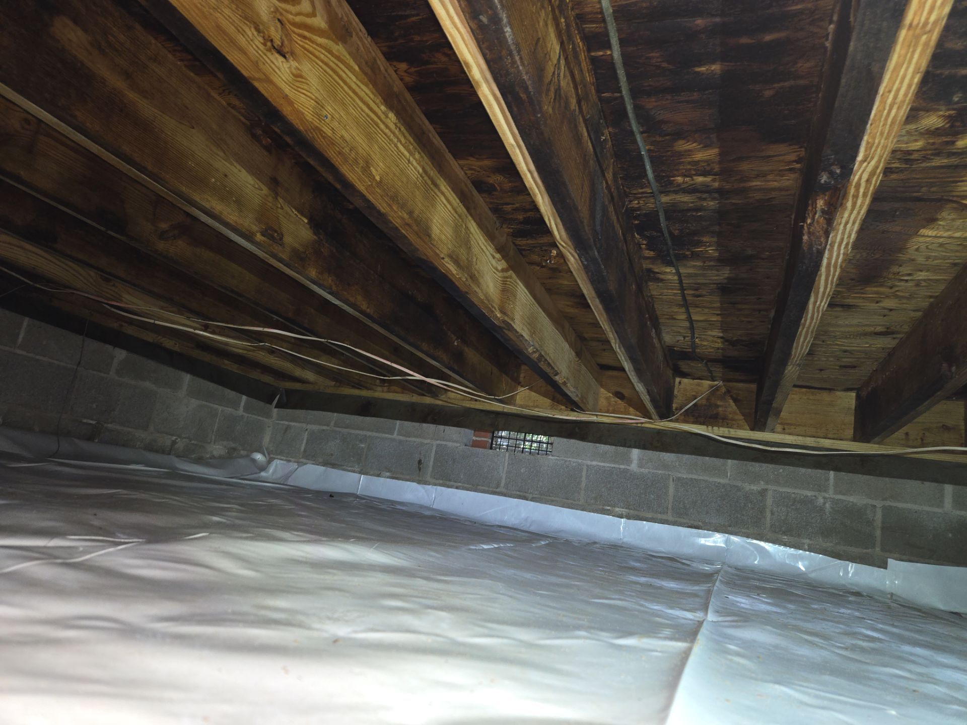 Project in Franklin by Patriot Crawl Space Repairs