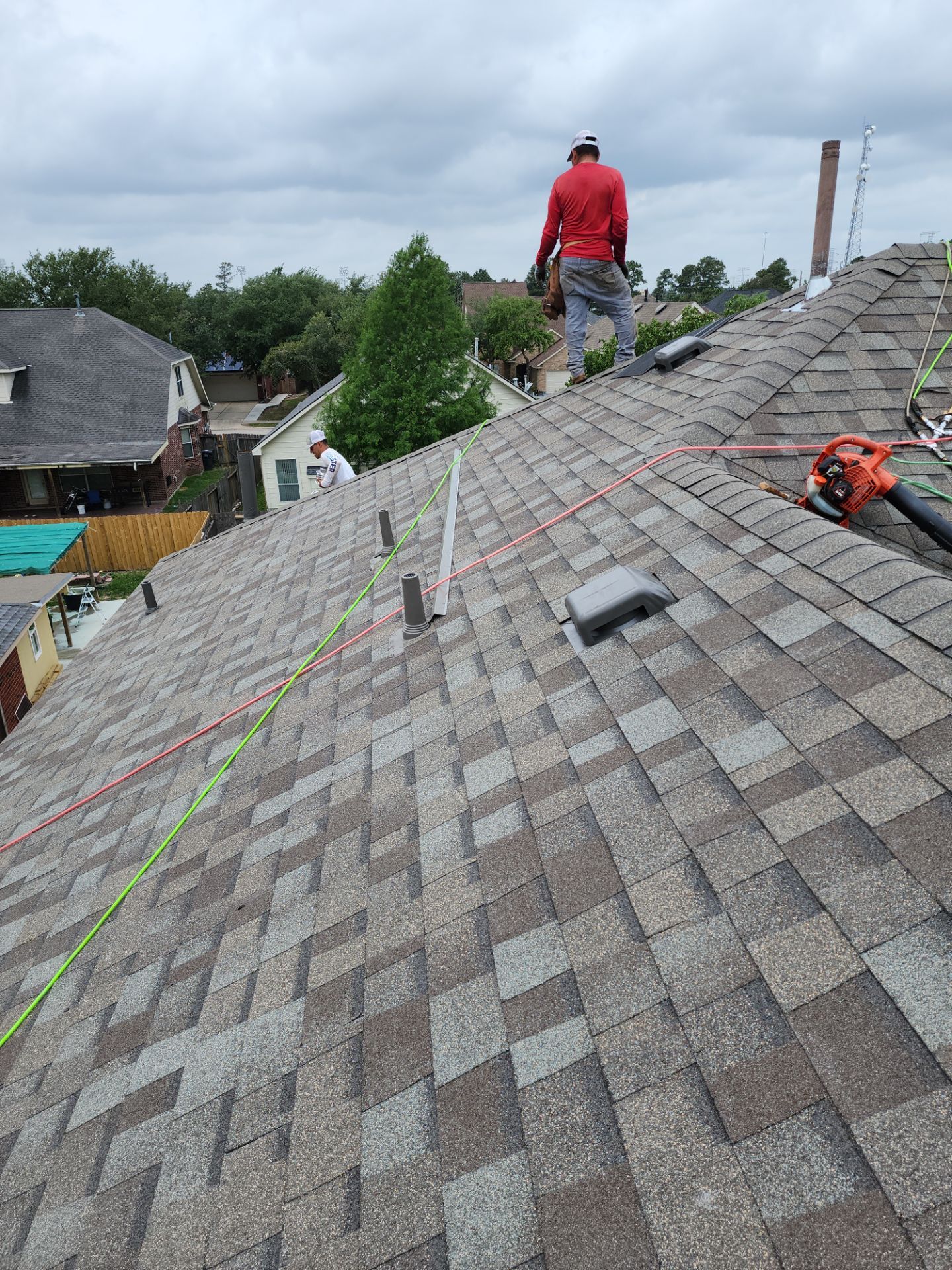 Residential Roofing Installation using Owen's Corning Duration (Lifetime) Shingles by Roof Repair Company