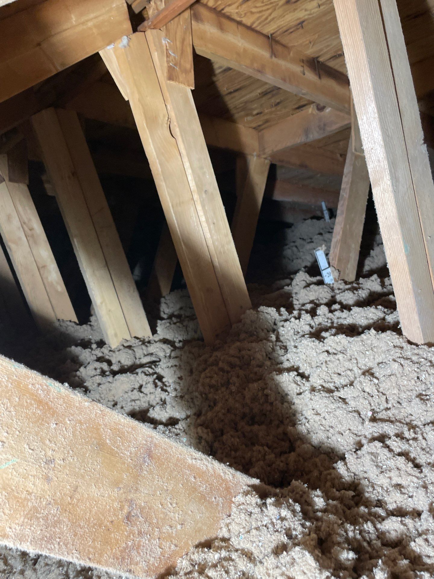 Attic Insulation using Green Fiber Sanctuary by NYS Foam & Energy