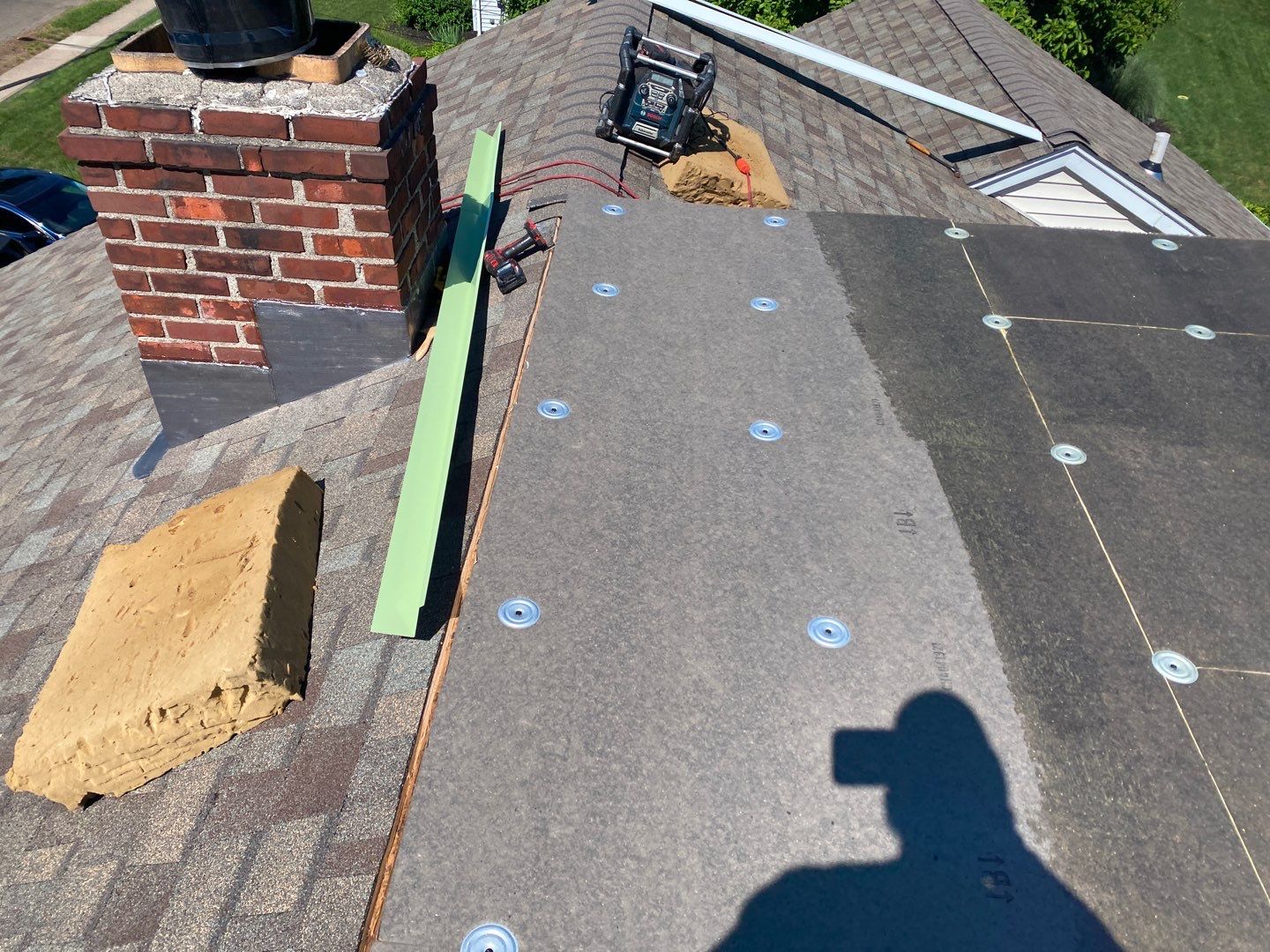 Residential Roofing Installation using Owens Corning Duration Driftwood by A Plus Exterior