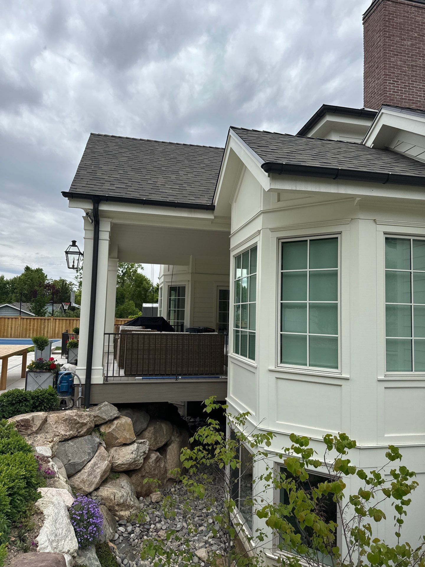 Project in Holladay by Master Rain Gutters.