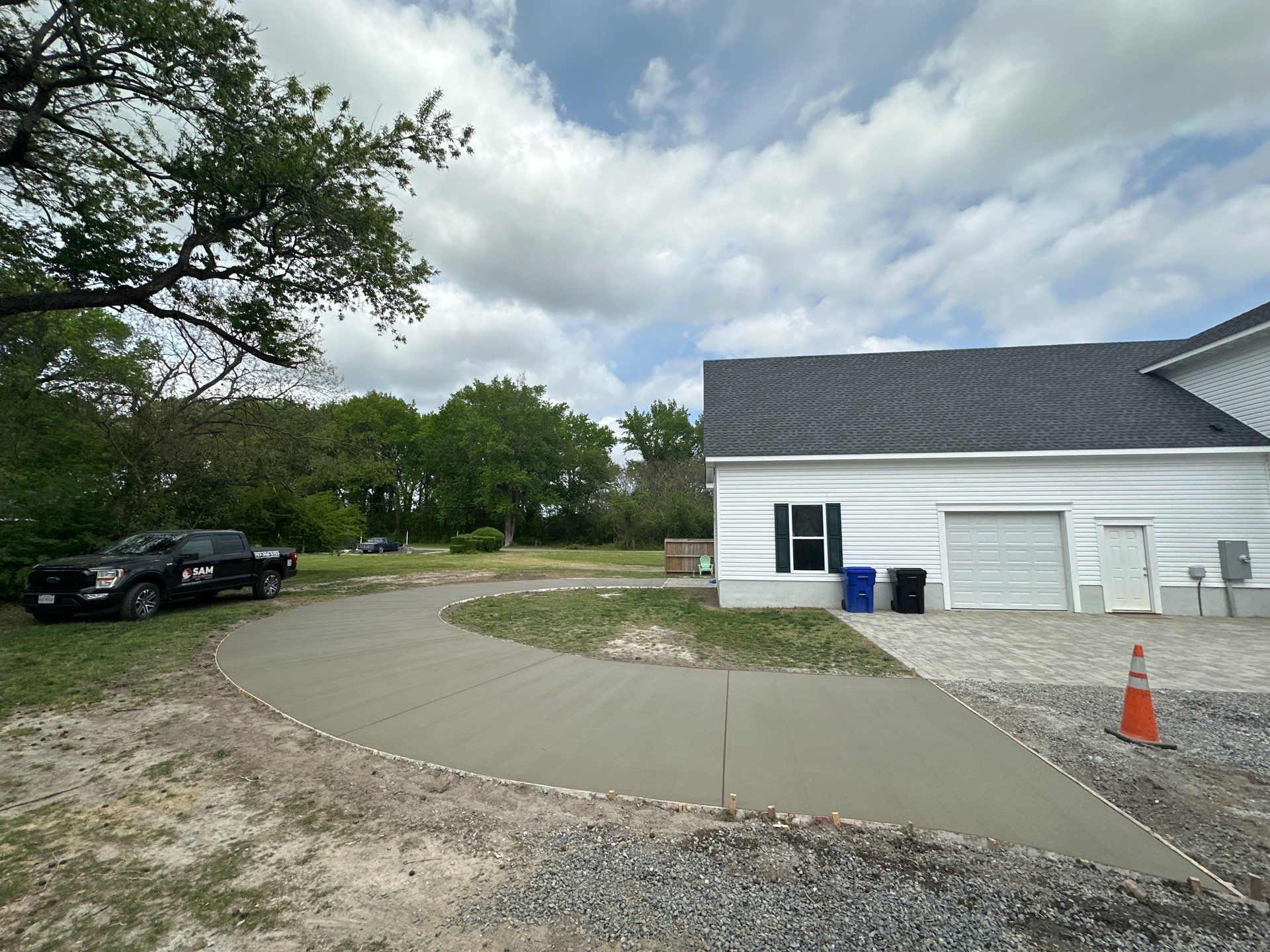 Project in Virginia Beach by Sam The Concrete Man Virginia Beach