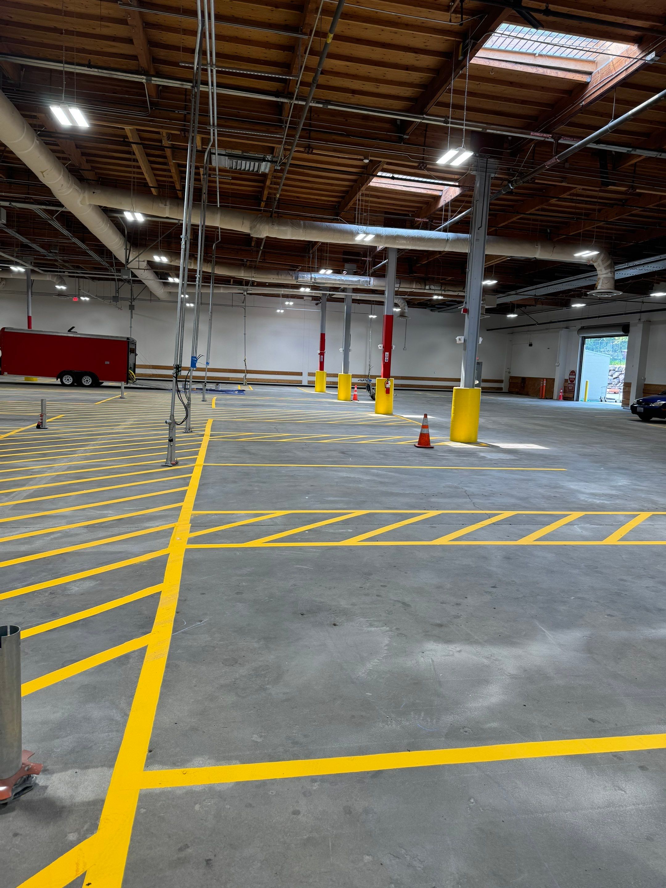USPS Asphalt Patch Repair, Indoor Parking Lot Sandblast, Outdoor Parking Lot Sealcoating & Indoor/Outdoor Parking Lot Striping  by Jireh Asphalt & Concrete Inc 