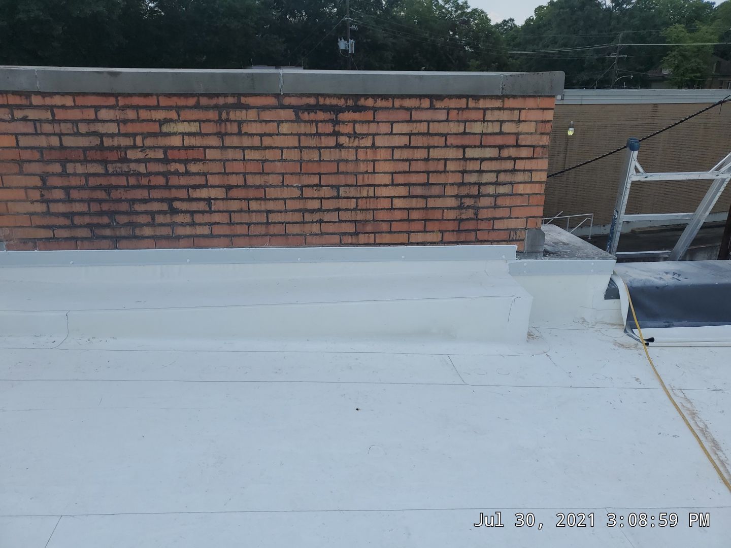 Commercial Roofing Installation using 50 mil PVC by Hostetler Roofing