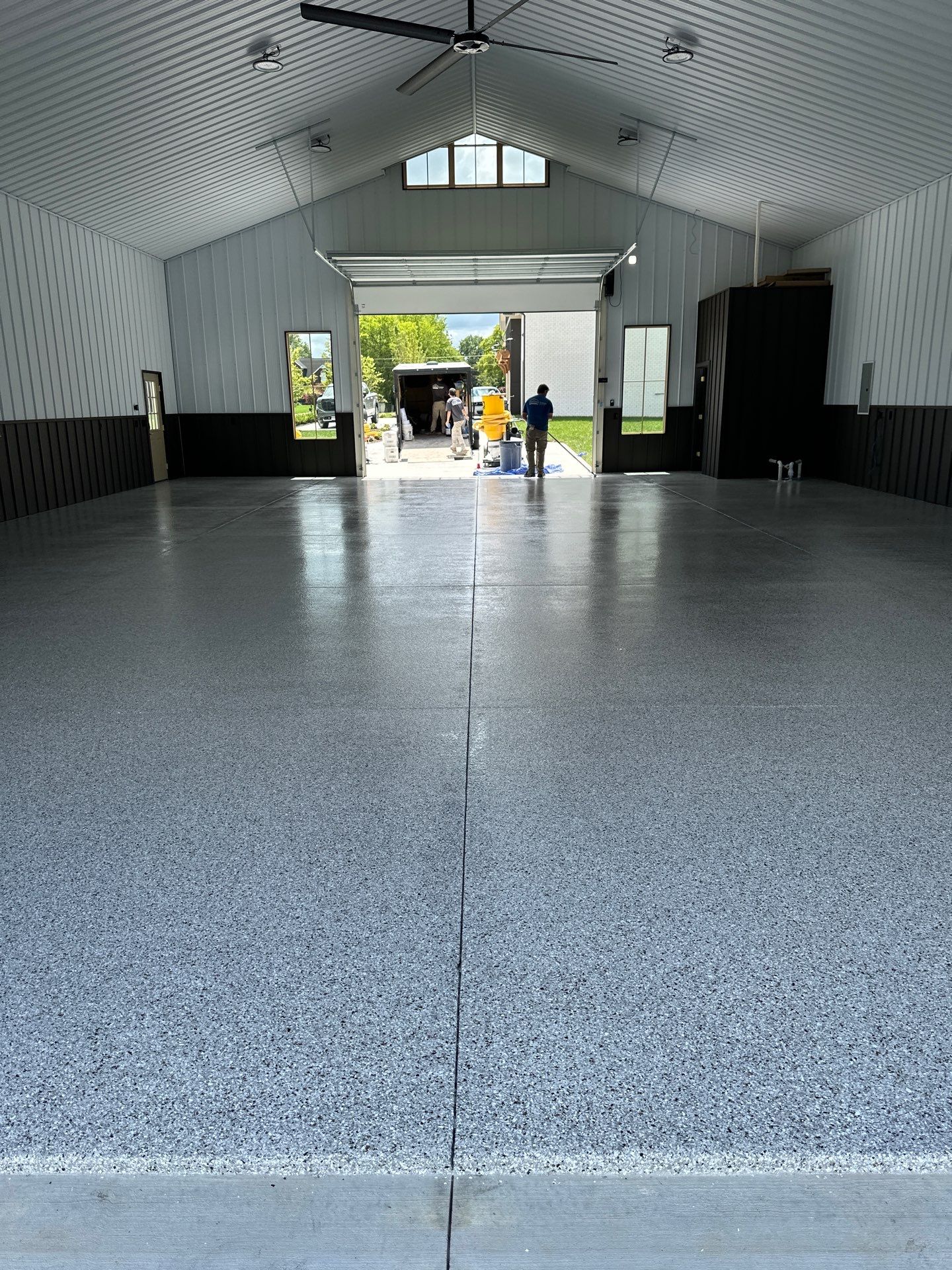 Garage Floor Coating using Coyote by My Garage Floor Guys