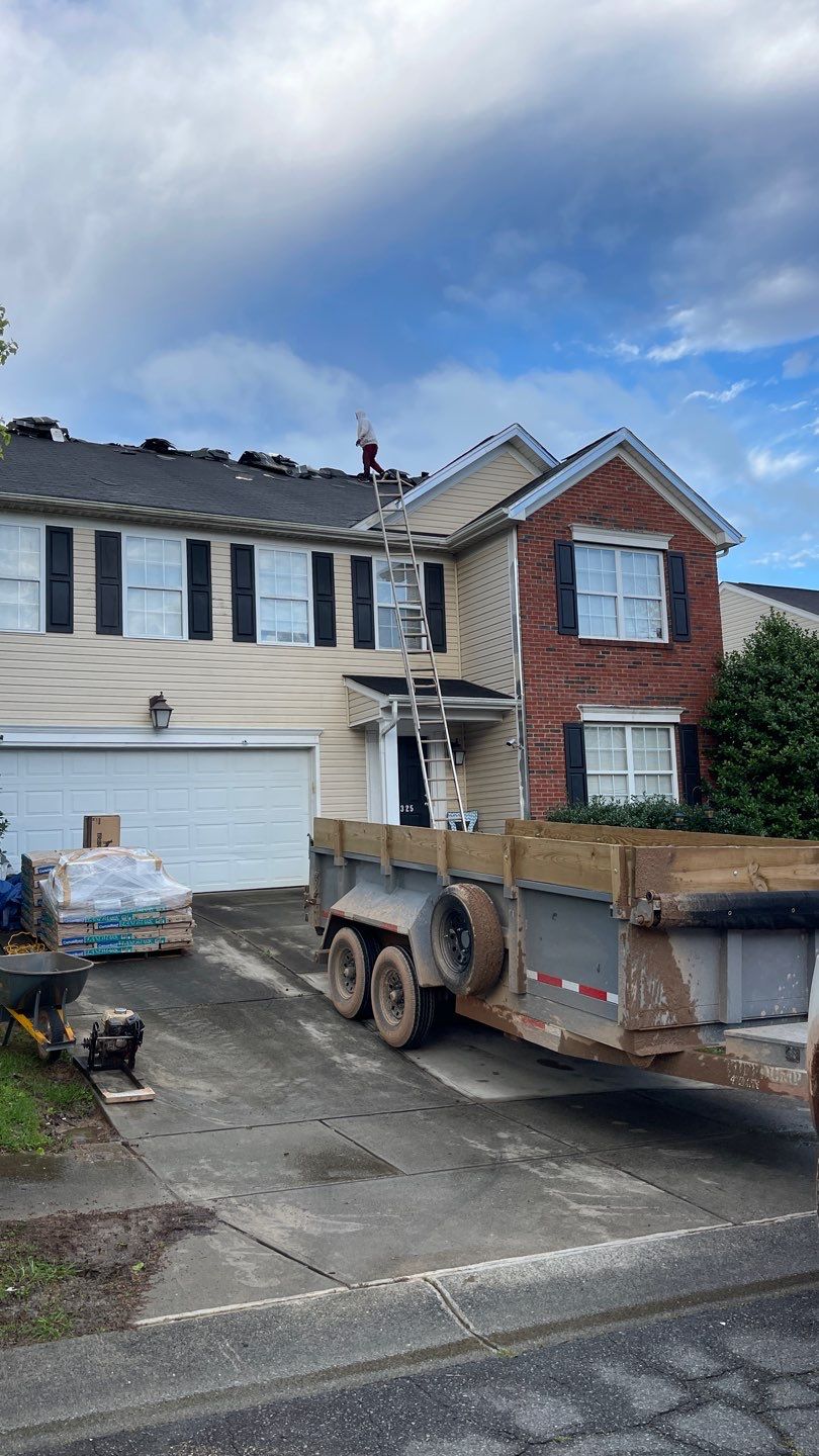 Roof replacement, solar panels instalation and garage repair by Just Brilliant Restoration JBR