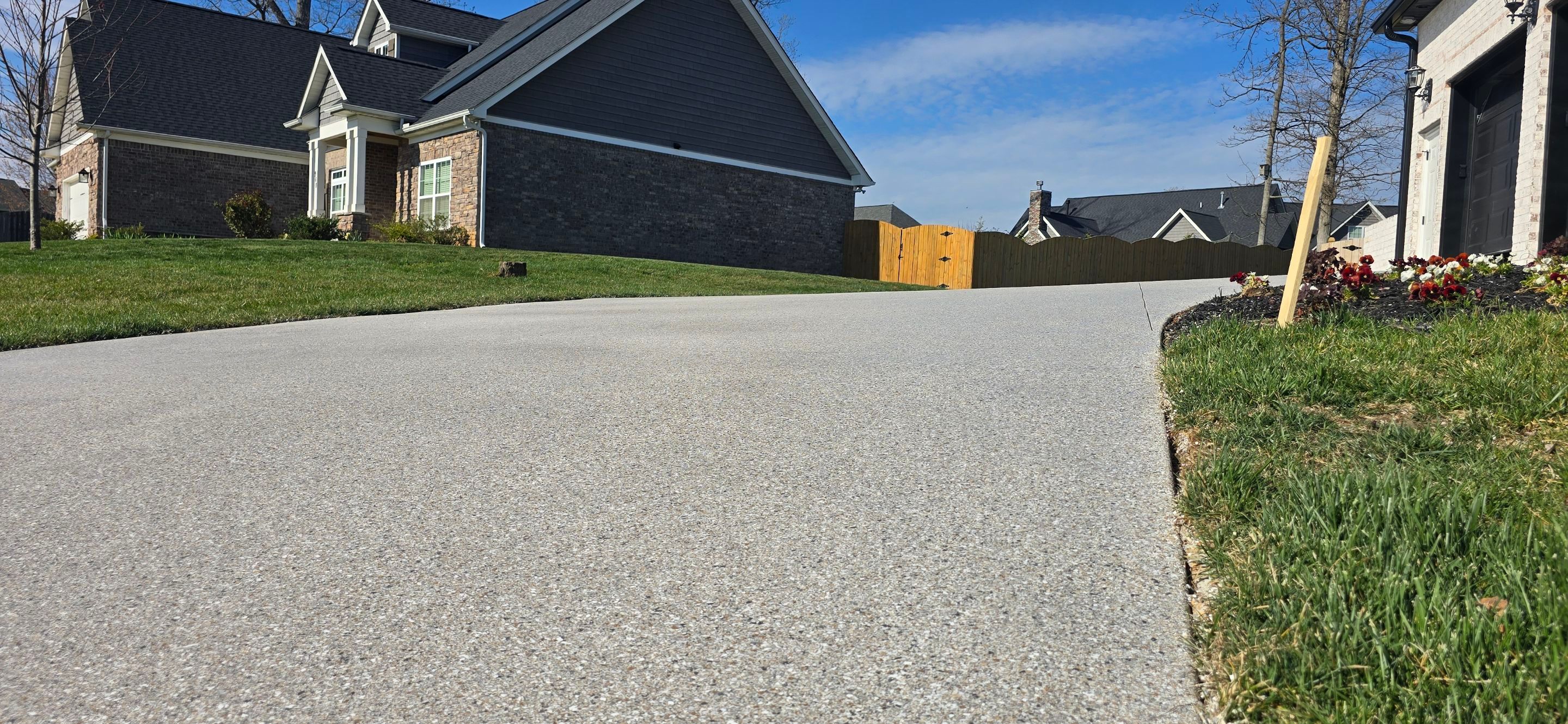 Driveway, Sidewalk, & Porch Using Claystone by Elite Floor Solutions