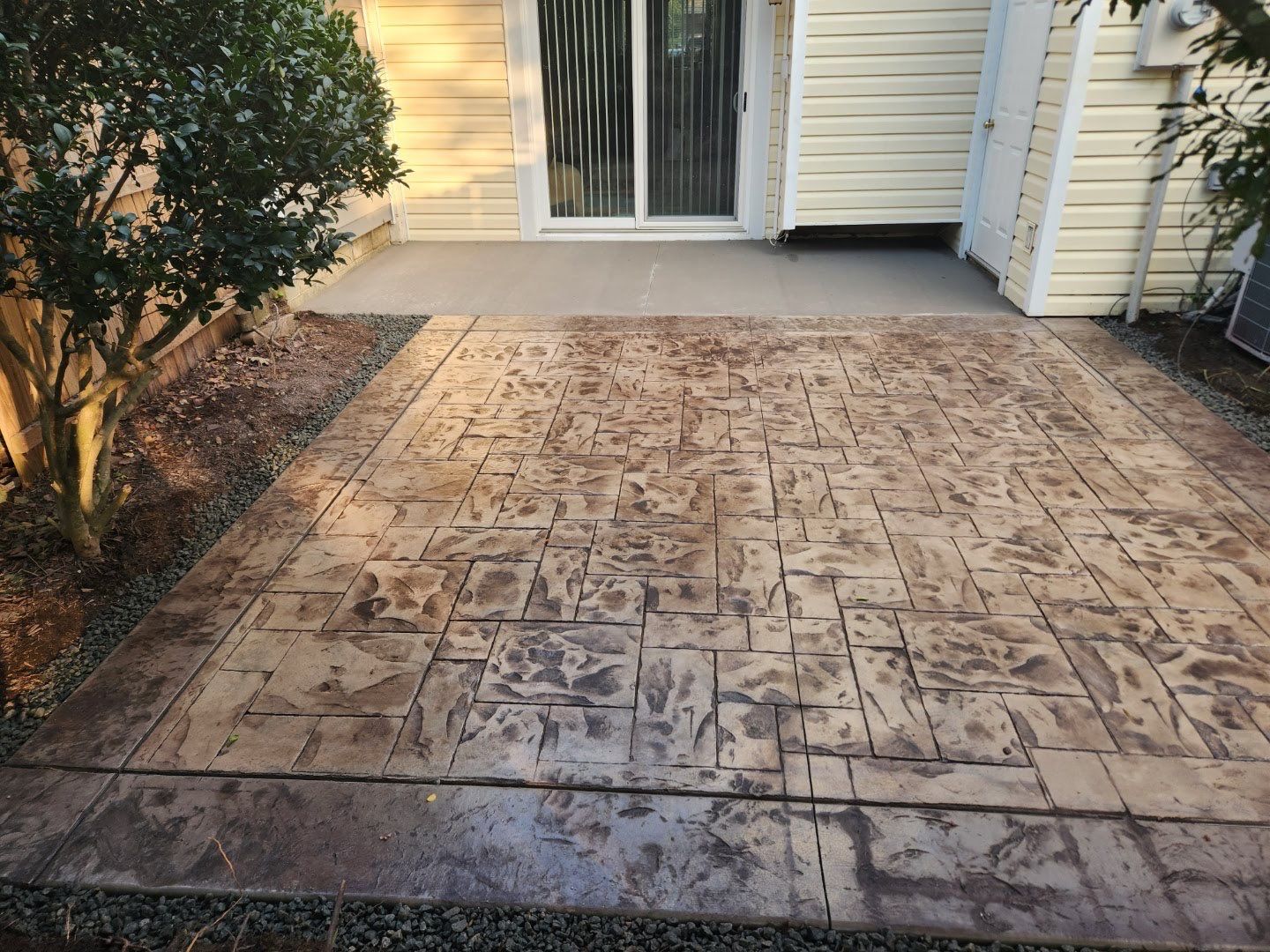 Project in Virginia Beach by Sam The Concrete Man Virginia Beach