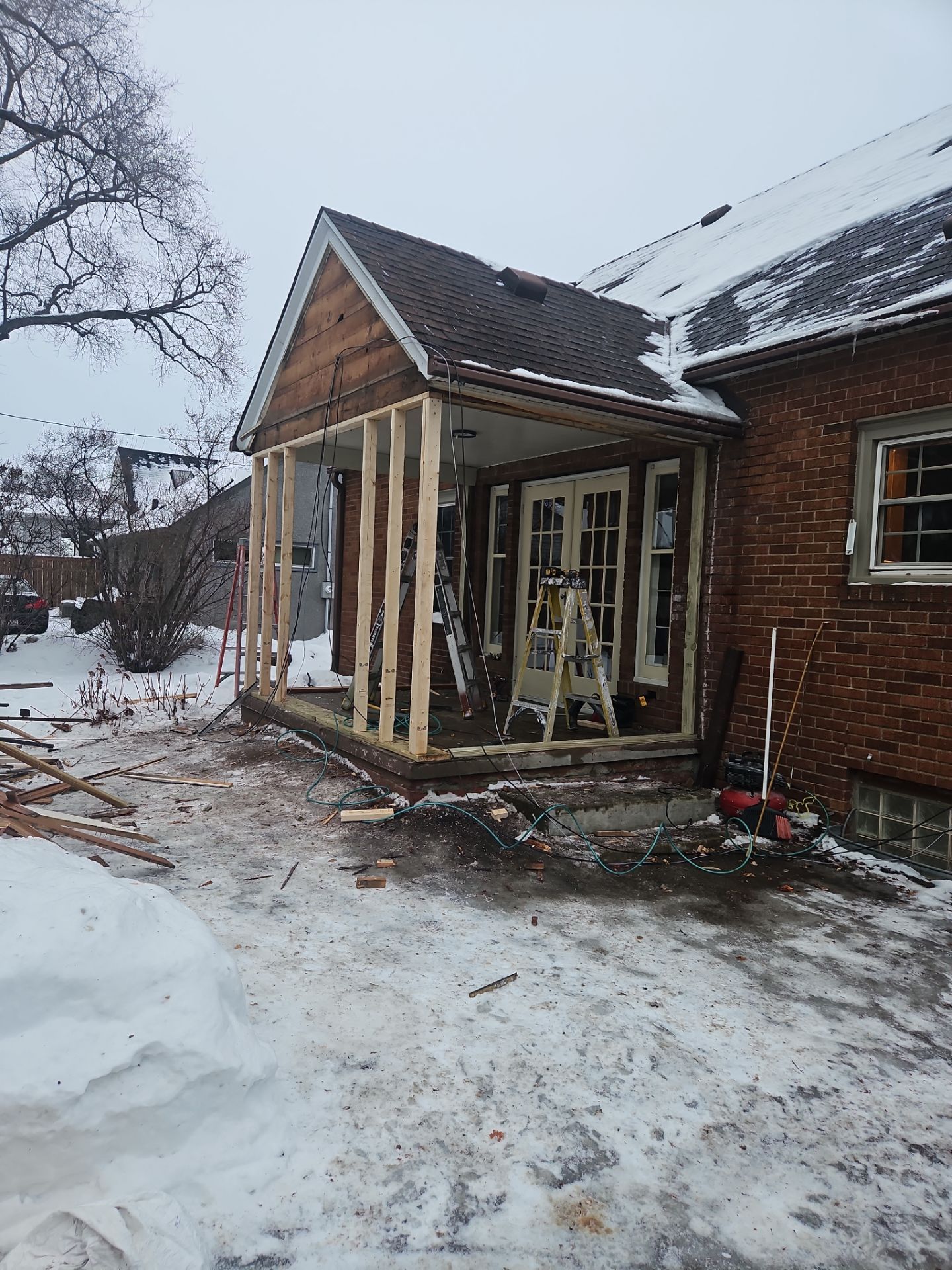 Three-Season Porch Renovation – Complete Structural Transformation by Johnny Five Construction 