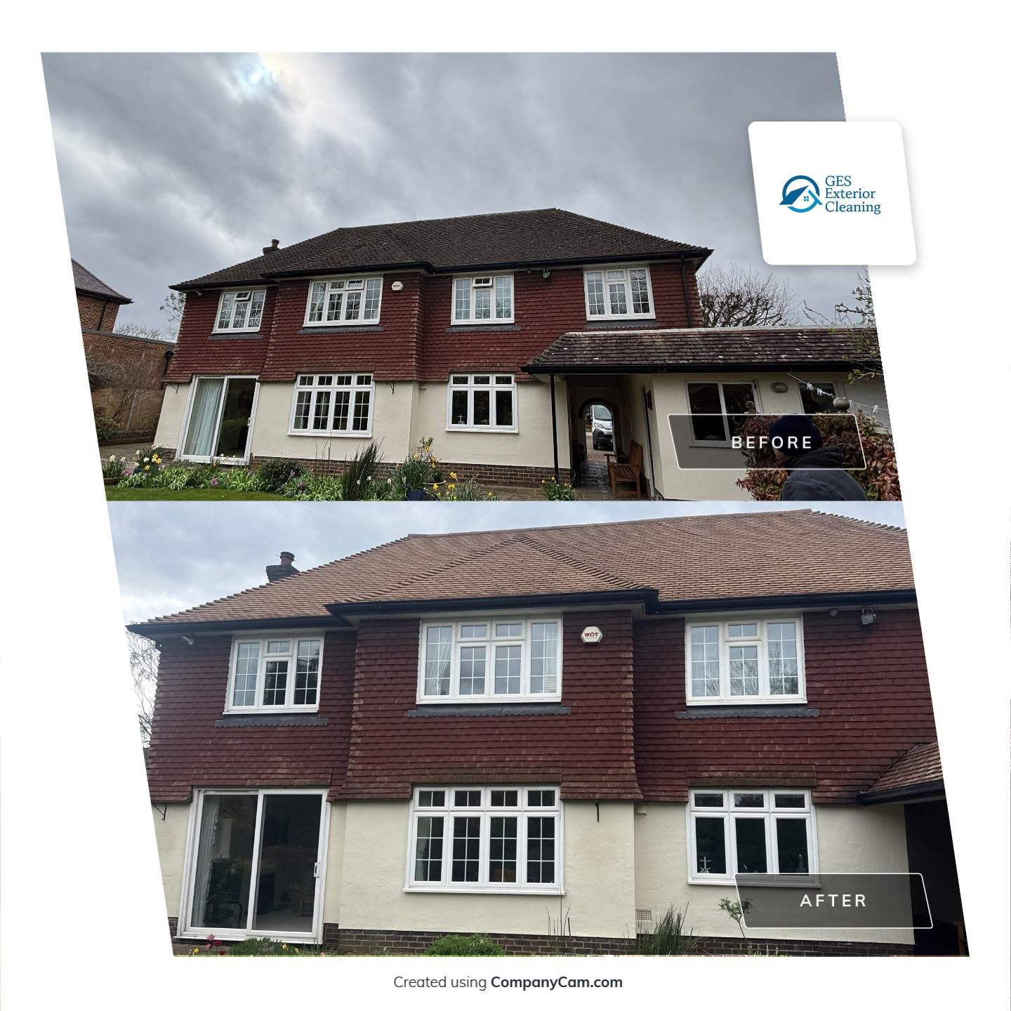 Roof Cleaning Cheam by Ges Exterior Cleaning ltd