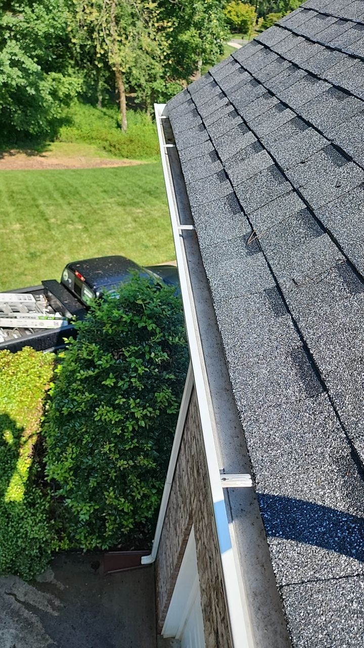Gutter guard instalation  by Power Wash Masters LLC