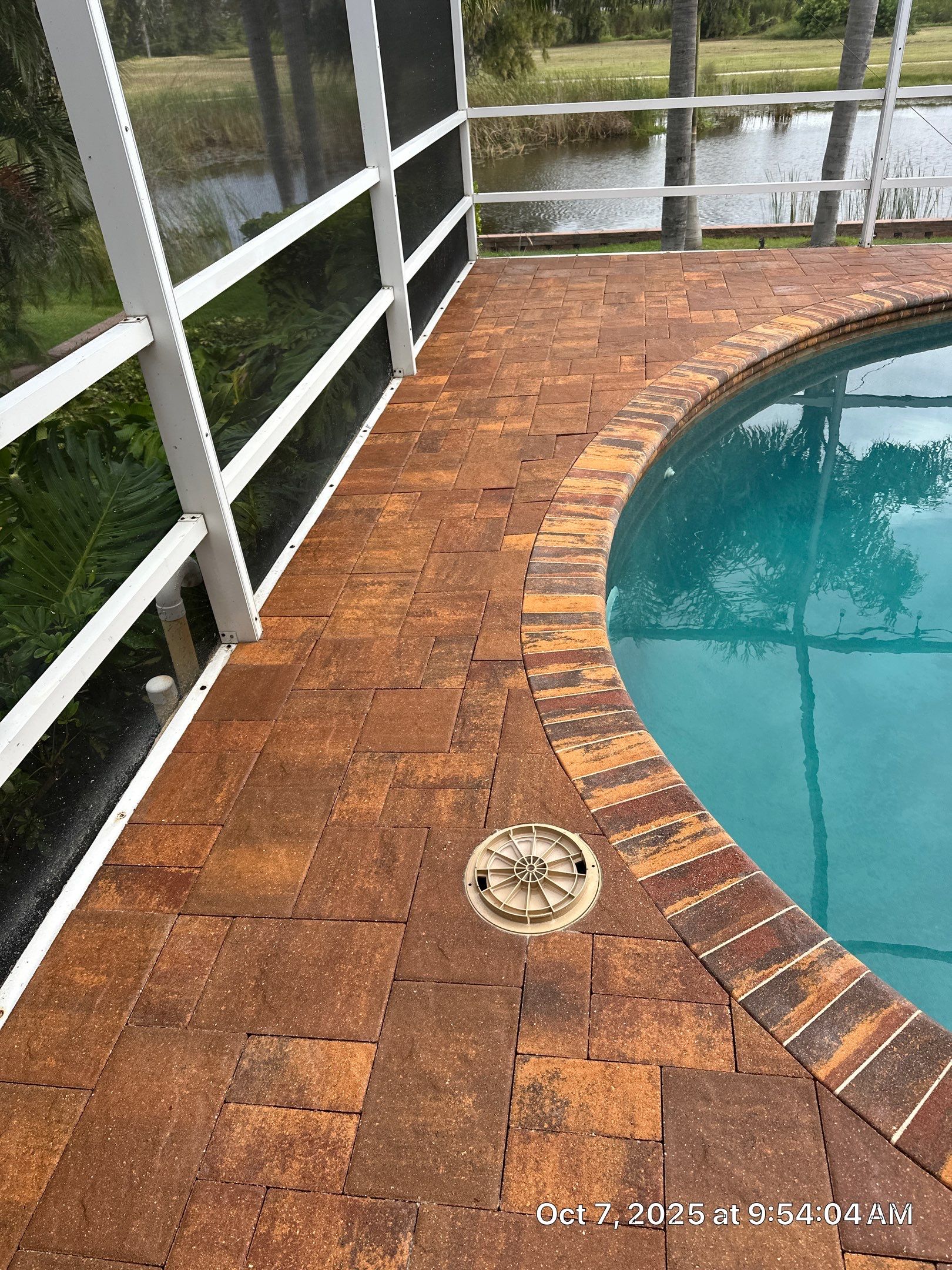 Driveway and Pool Deck Paver Restoration in Apollo Beach by Supreme Paver Experts