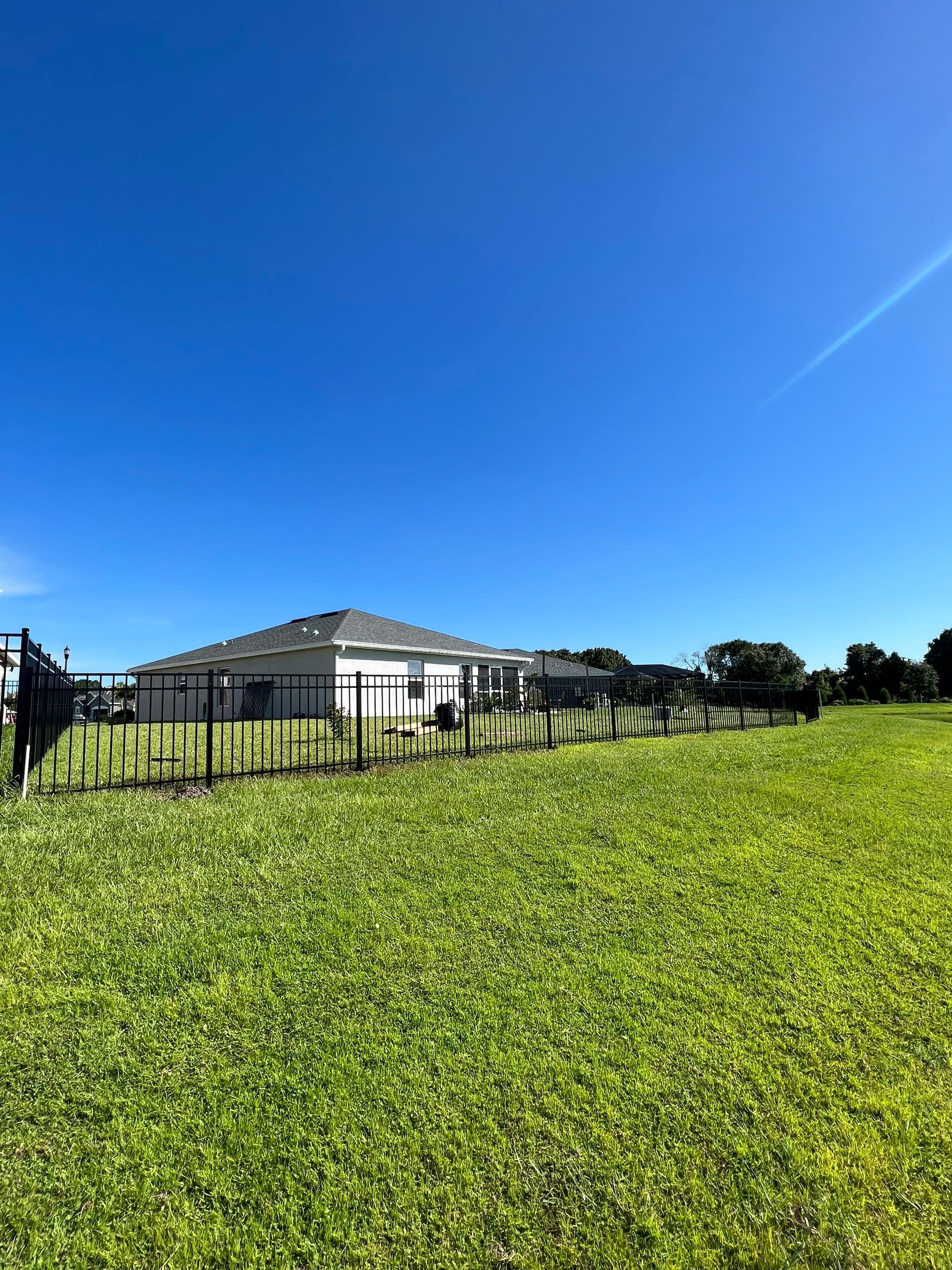 Parrish, FL 4ft. Tall 3-Rail Black Aluminum Fence by Asap fence and gates, LLC
