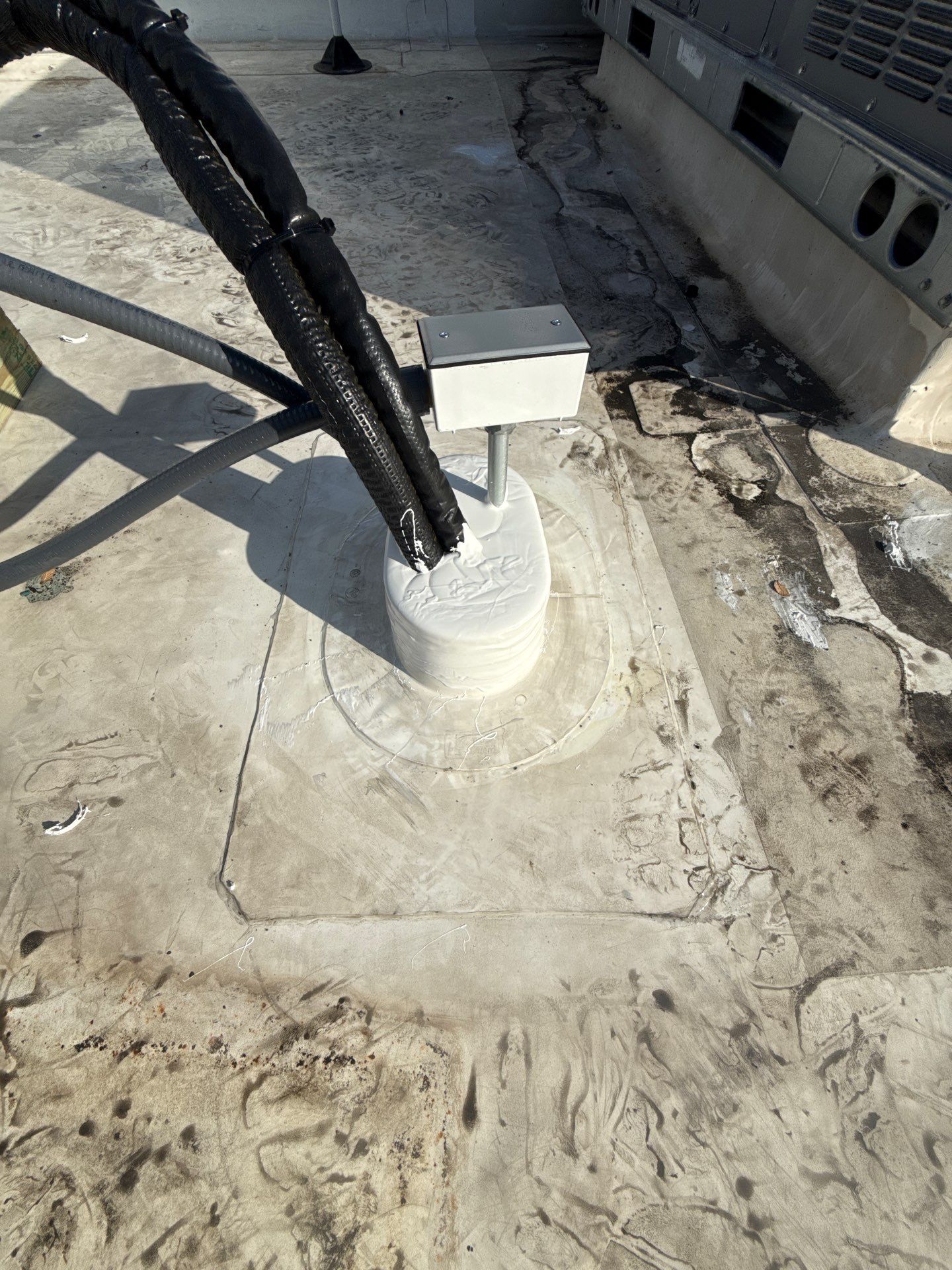 TPO Pitch Pans by First Out Roofing 