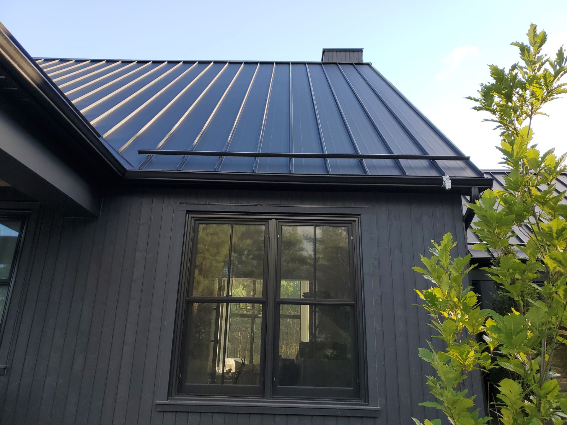 New Home Construction using 16" Standing Seam Panels by Jay Carter Roofing & Sheet Metal