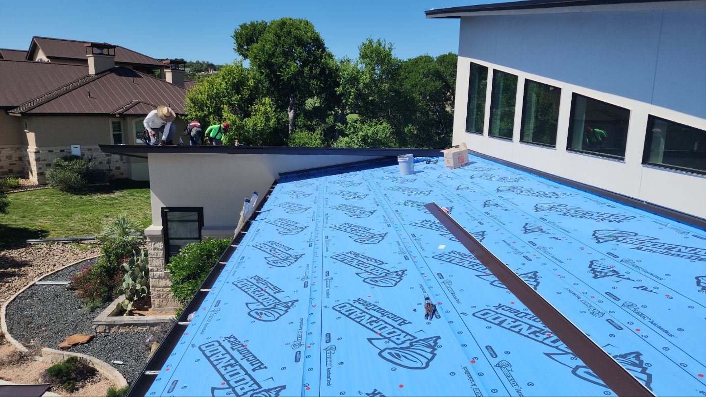 Standing Seam Custom Bent Roof by Lightning Exteriors