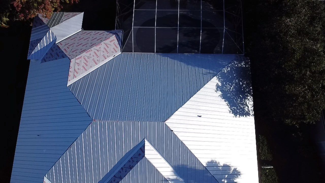 5-V Crimp Metal Roof Replacement by Sailfish Roofing