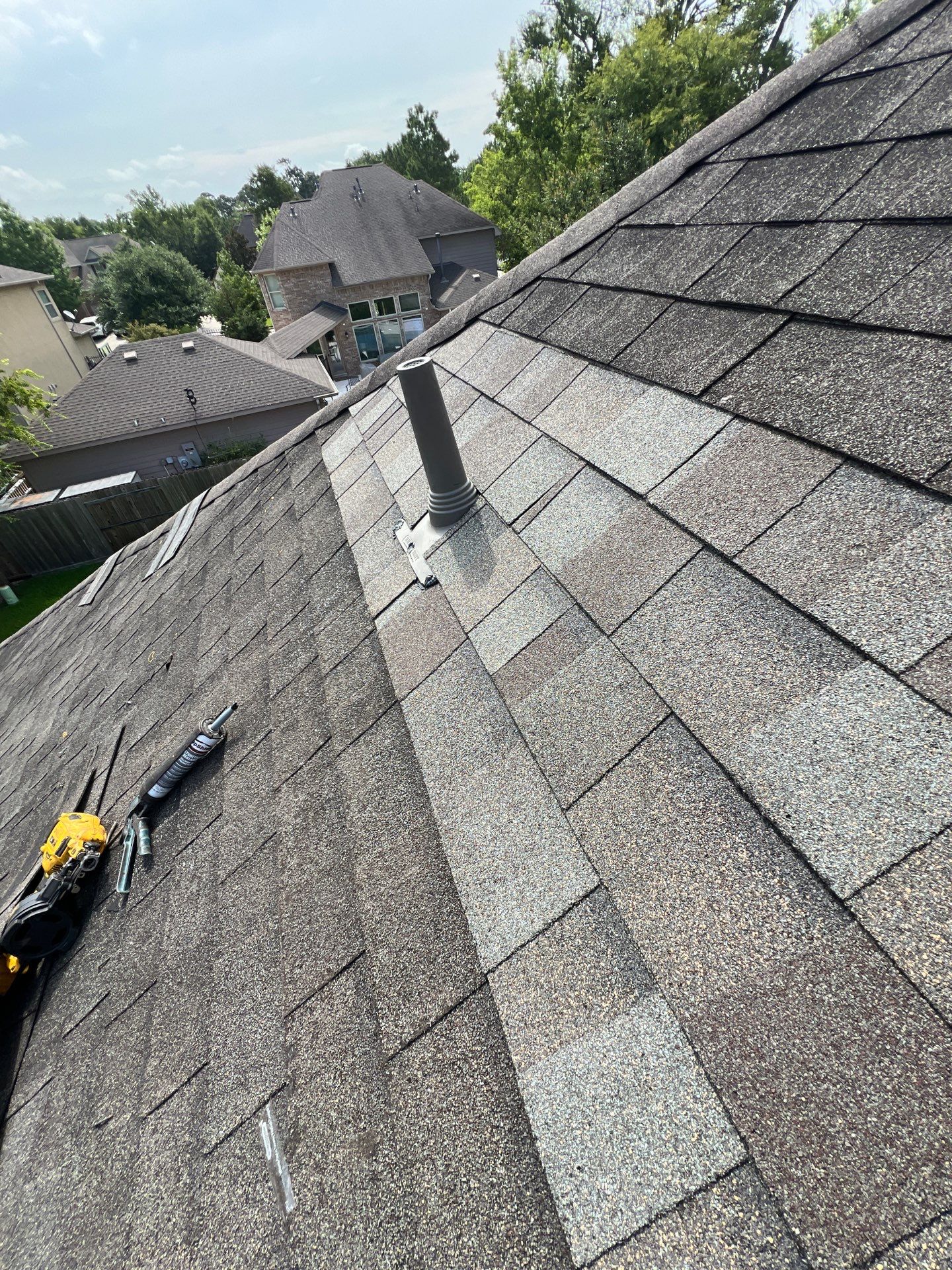 Hail Damage using Owen's Corning Duration (Lifetime) Shingles by Roof Repair Company