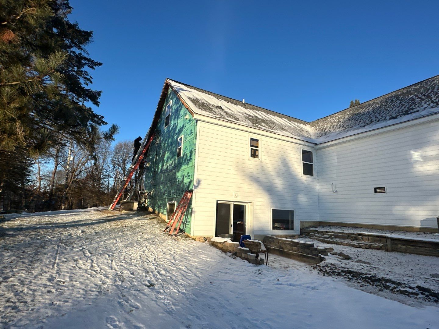 Siding Replacement using Ascend 7" Composite by 180 Contractors