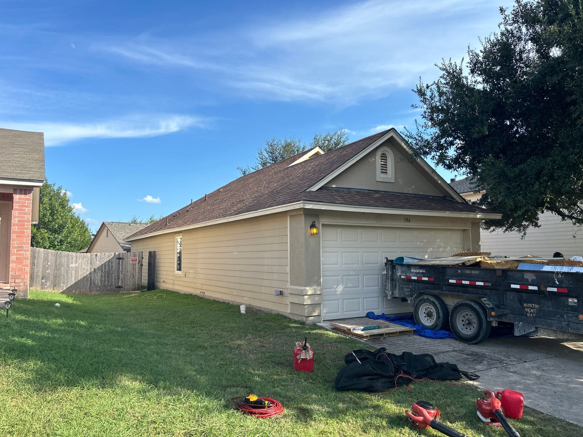 Project in San Marcos by Rhino Roofing and General Contracting, LLC