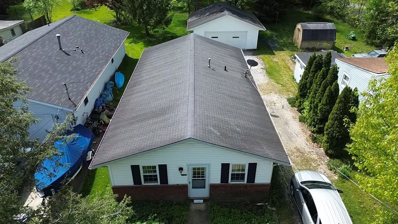 Atlas Pinnacle, Color, Coastal Granite, Drip Edge, Color, Birch White by Eagle Eye Roofing