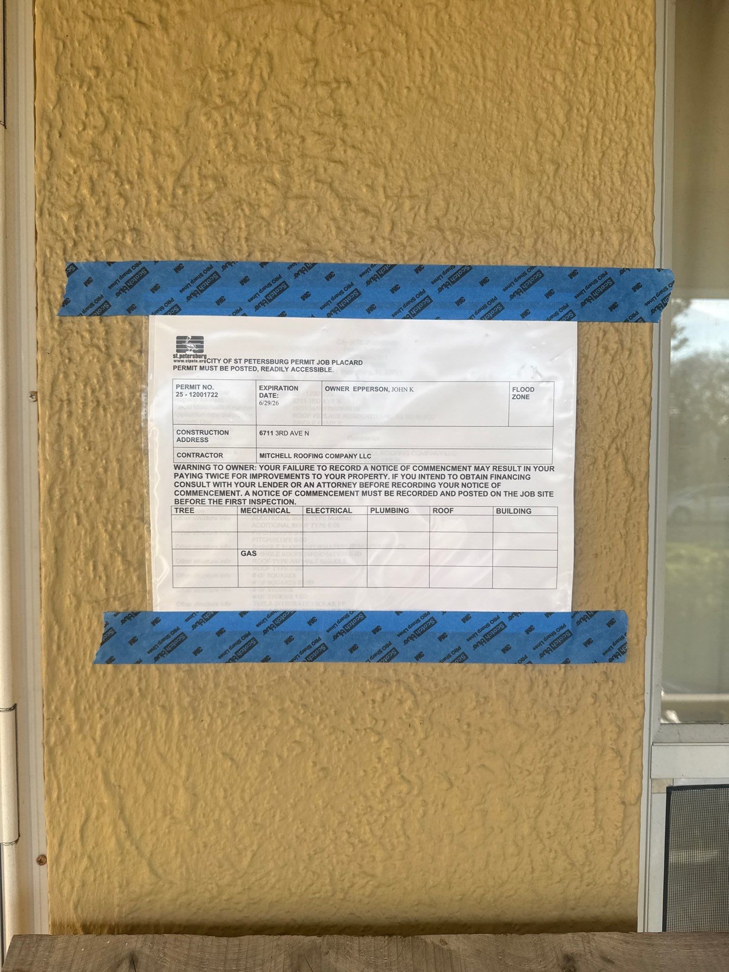 Project in St. Petersburg 33710 by Mitchell Roofing Company LLC