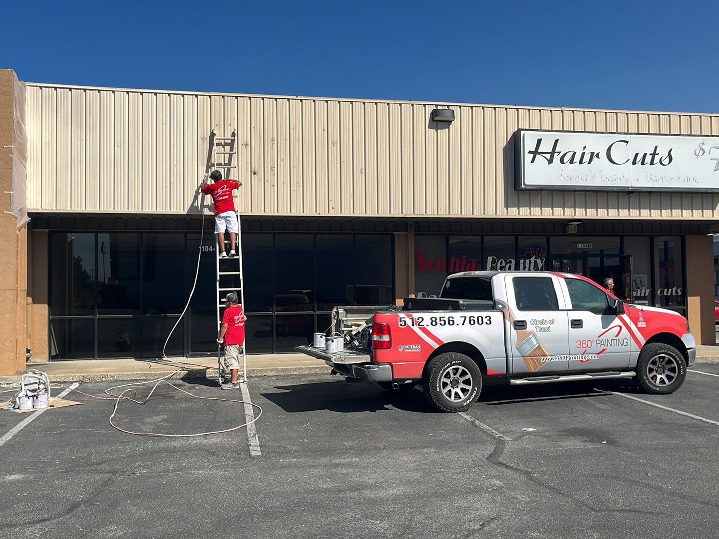 Revitalizing Commerce: A Vibrant Makeover for Your Business Storefronts by 360 Painting Central Texas 