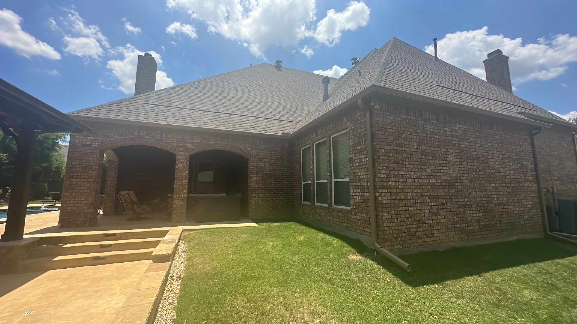 Beautiful Estate Remodel - Roof, Copper Gutters, Exterior Stain, Siding Replacement by First United Roofing & Construction