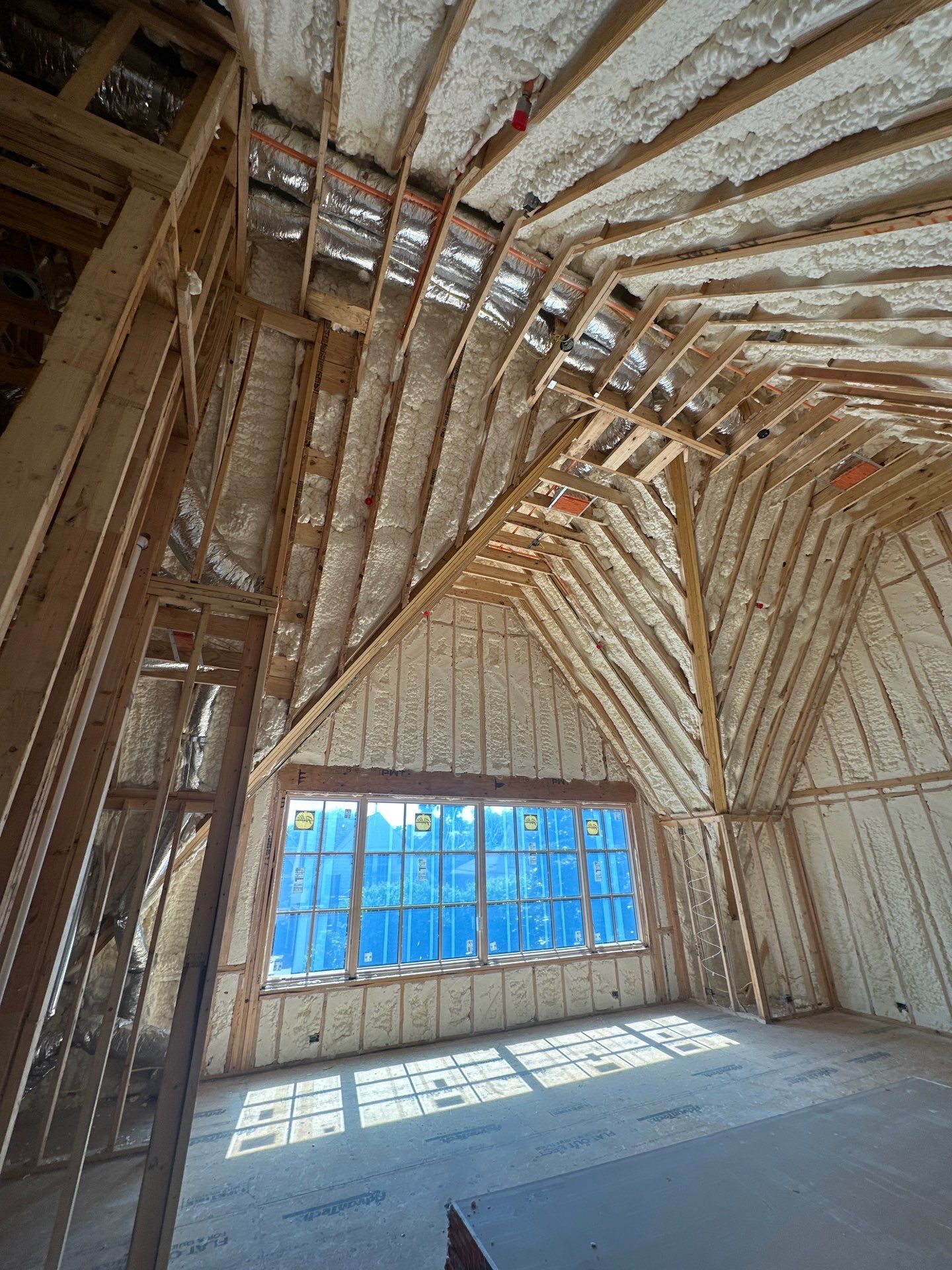 Full encapsulation open cell foam Dallas TX by Apex Insulation Solutions