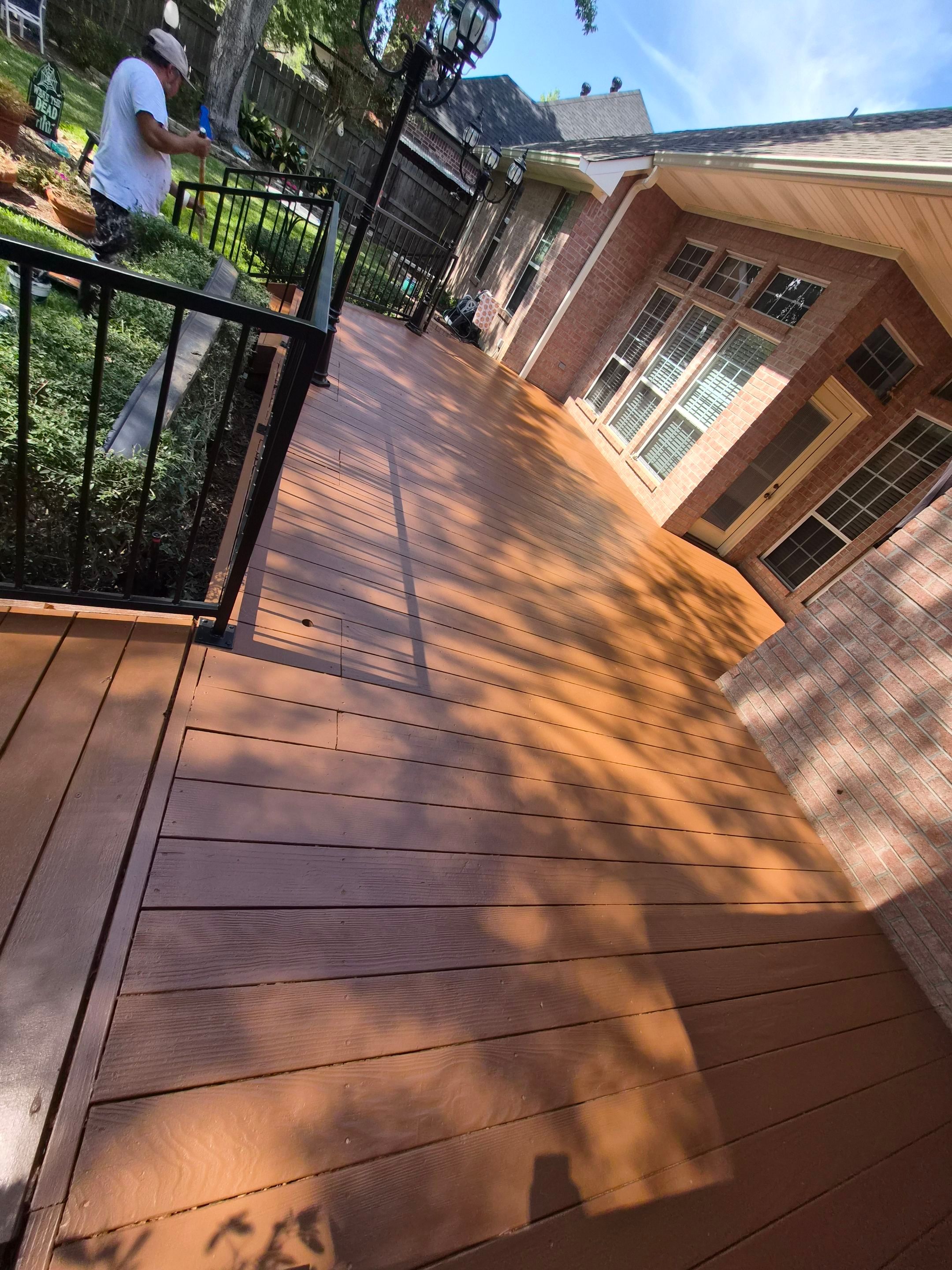 Tyler, TX Exterior Deck Staining & Color Refresh by Quality Coats Painting