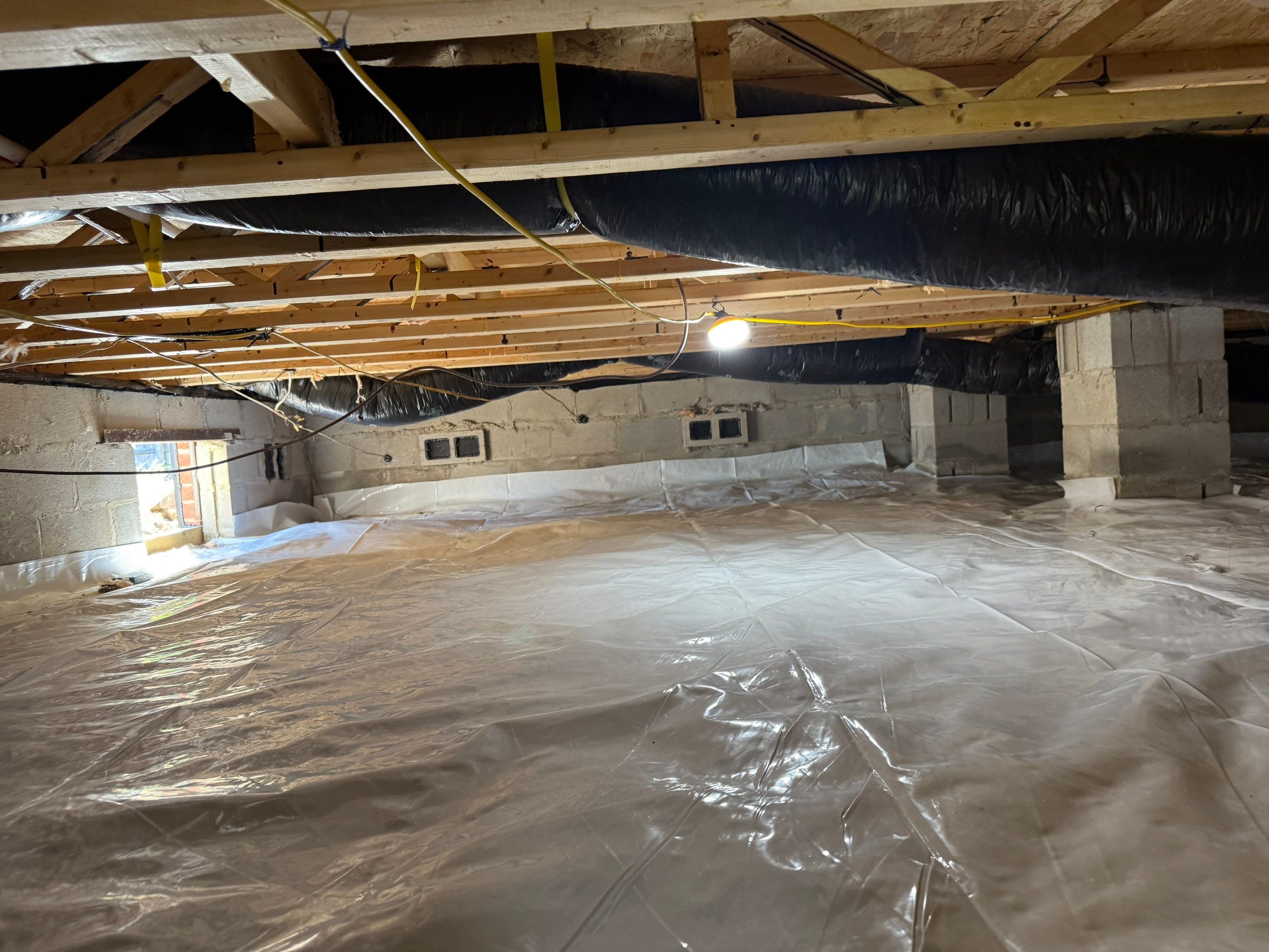 Project in Elizabeth City by Patriot Crawl Space Repairs