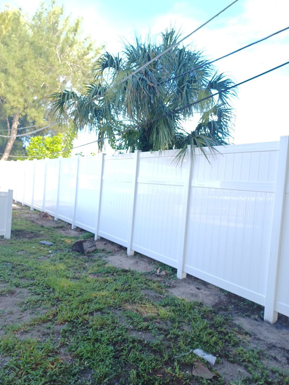 Bradenton, FL 6+2 White Vinyl Privacy Fence  by Asap fence and gates, LLC