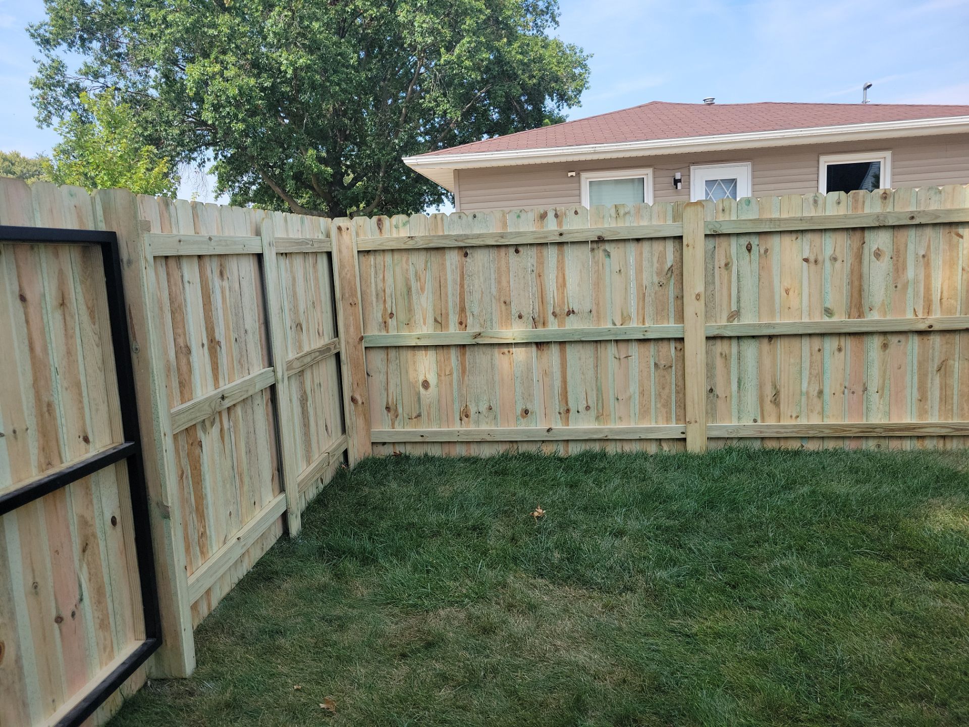 Project in Cedar Falls by Perfect Picket Fence and Stain