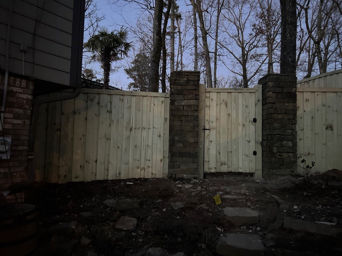 Wendover Drive - Fence by Pillar and Pine