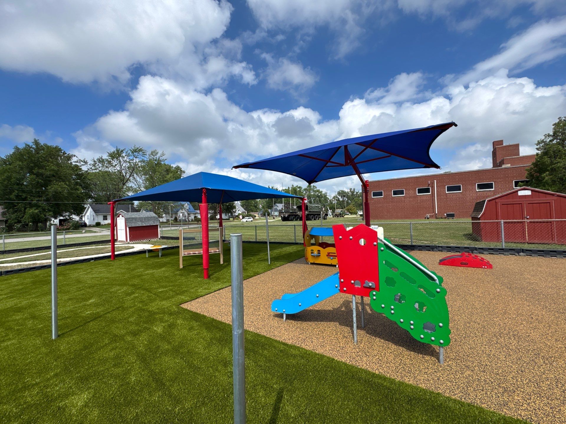 Playground Grass in Portland, IN by ForeverLawn NEIN/INDY