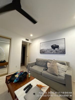 Home Office Setup with Arched Plantation Shutters in Phoenix